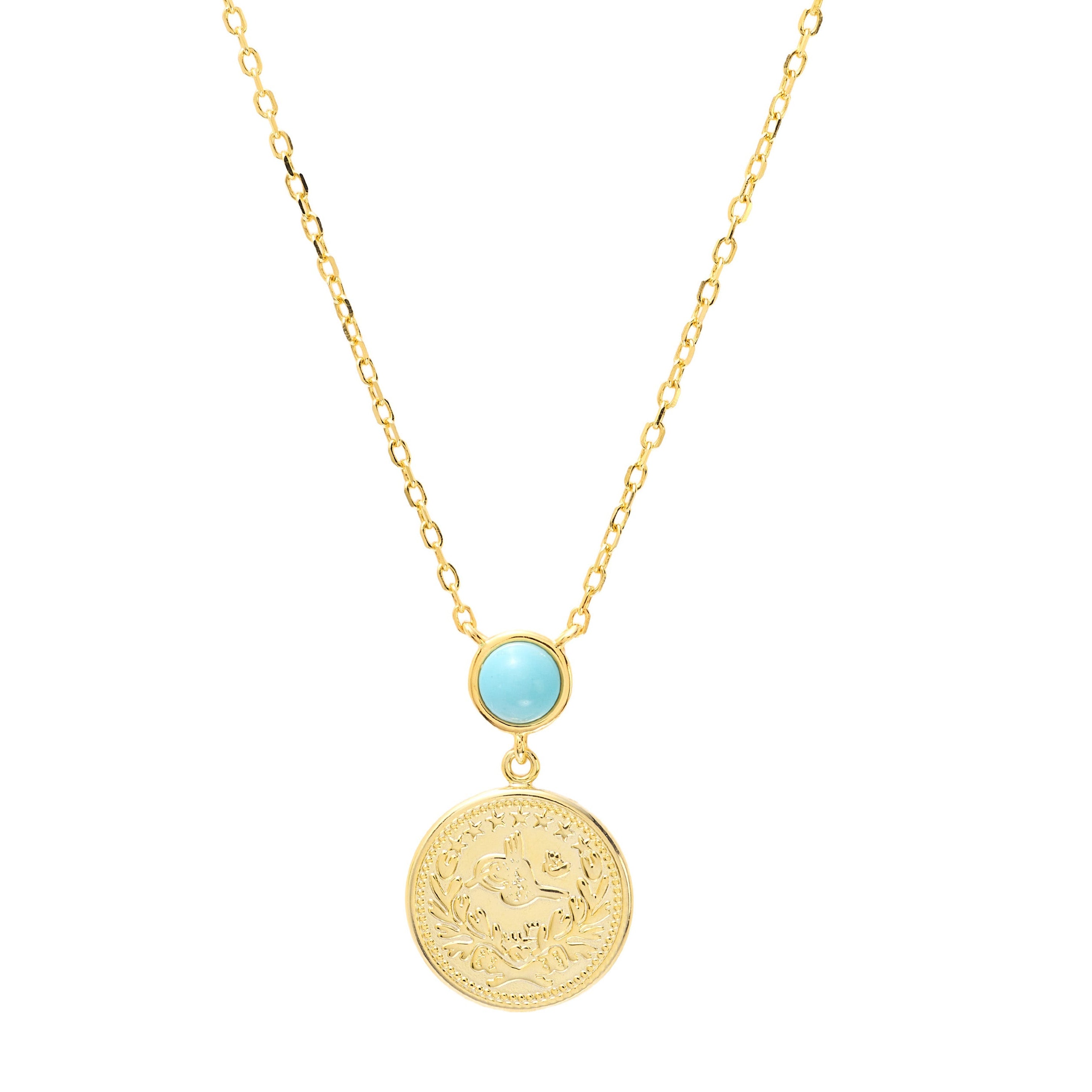 Coastal Coin Drop Necklace