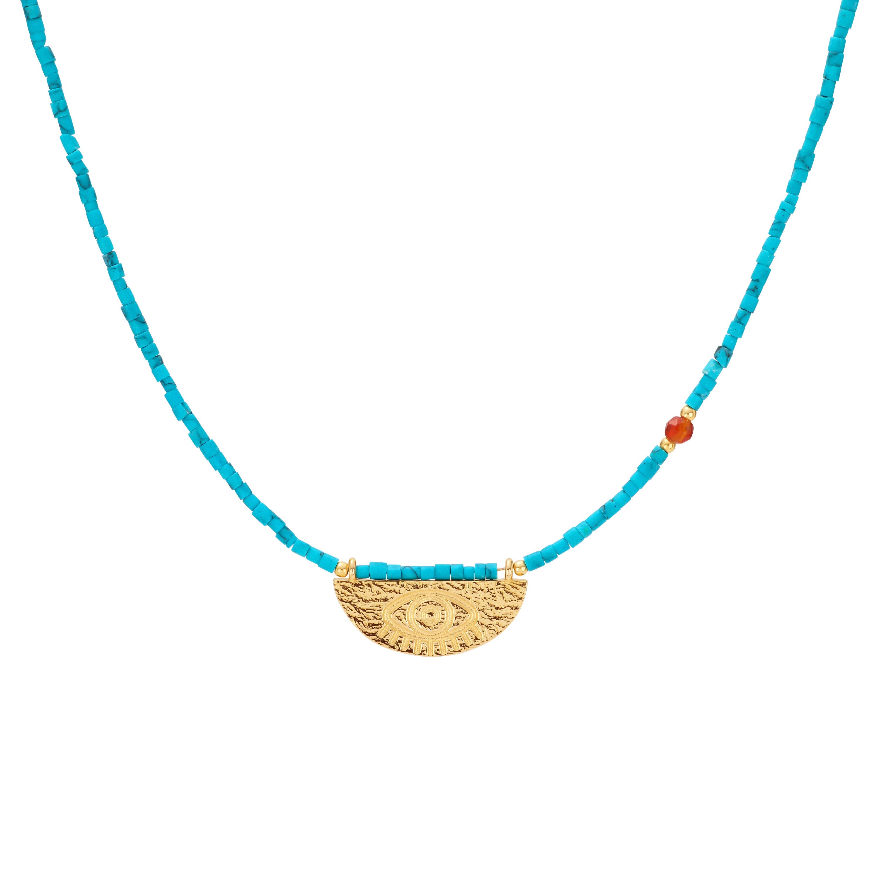 Blue Horizon Beaded Necklace