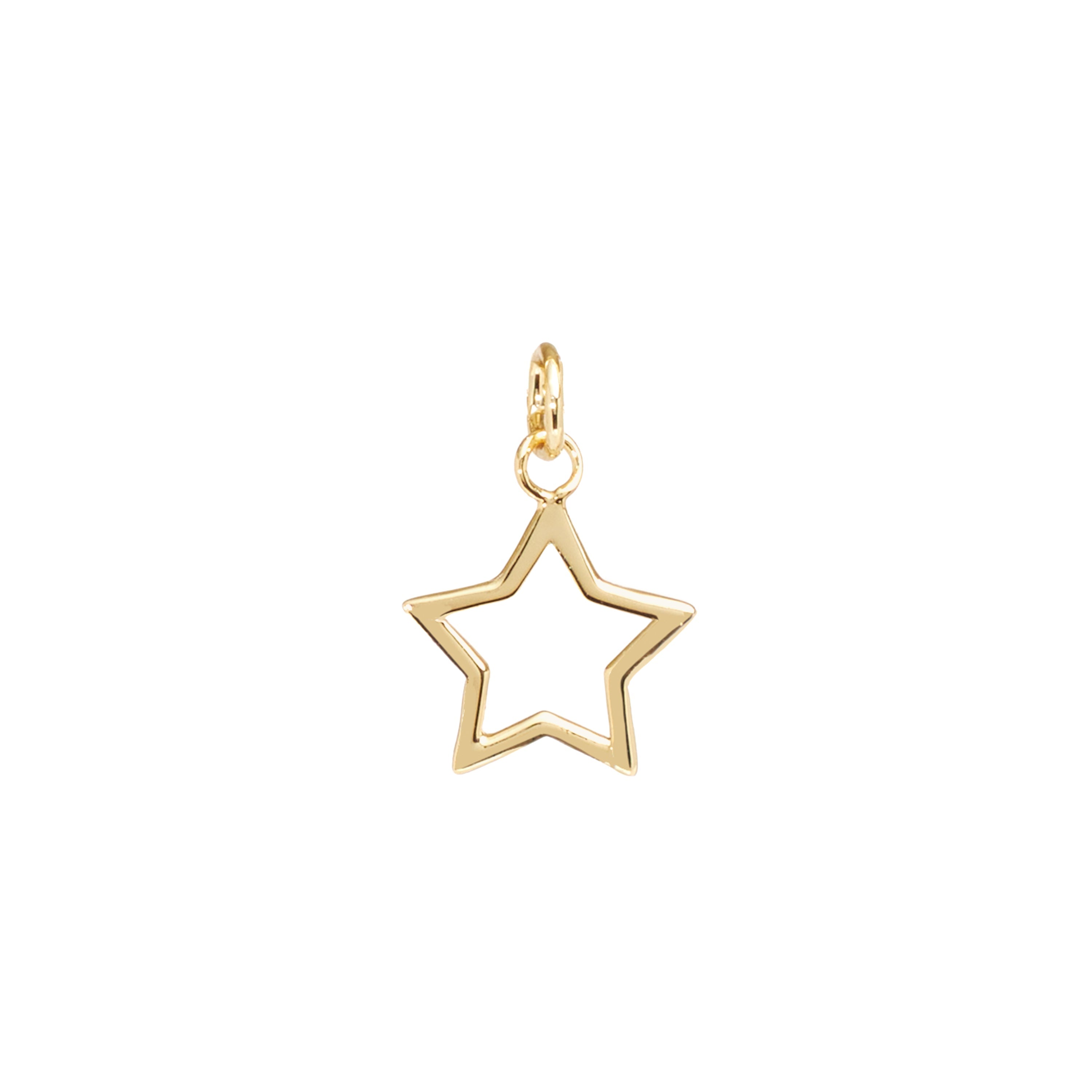 Celestial Open Star Charm