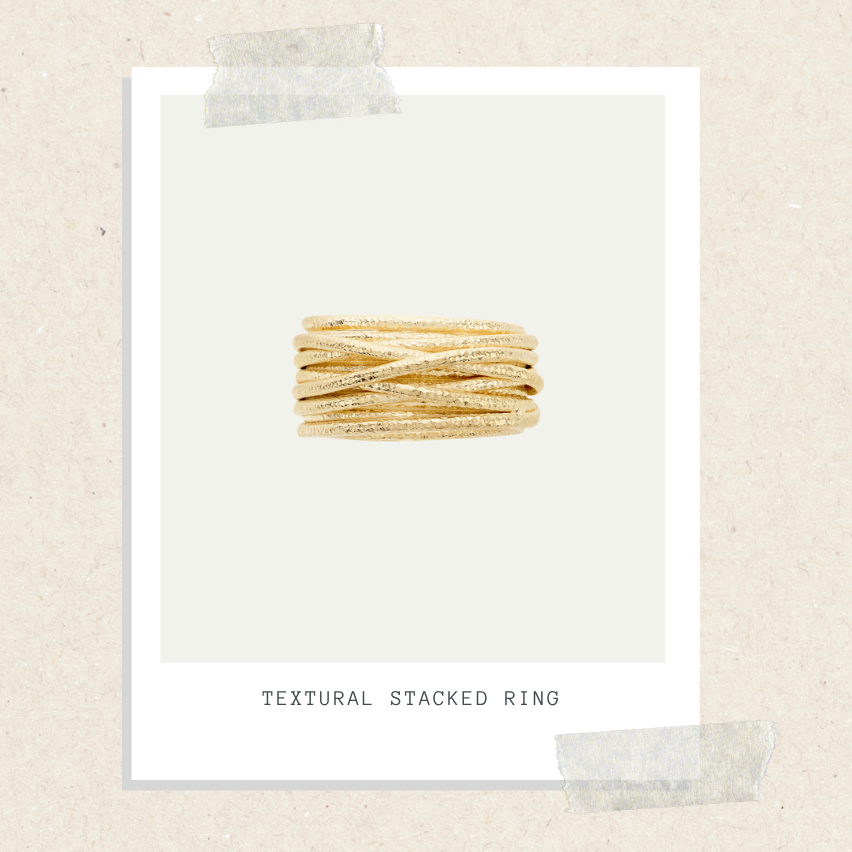 Textural Stacked Ring