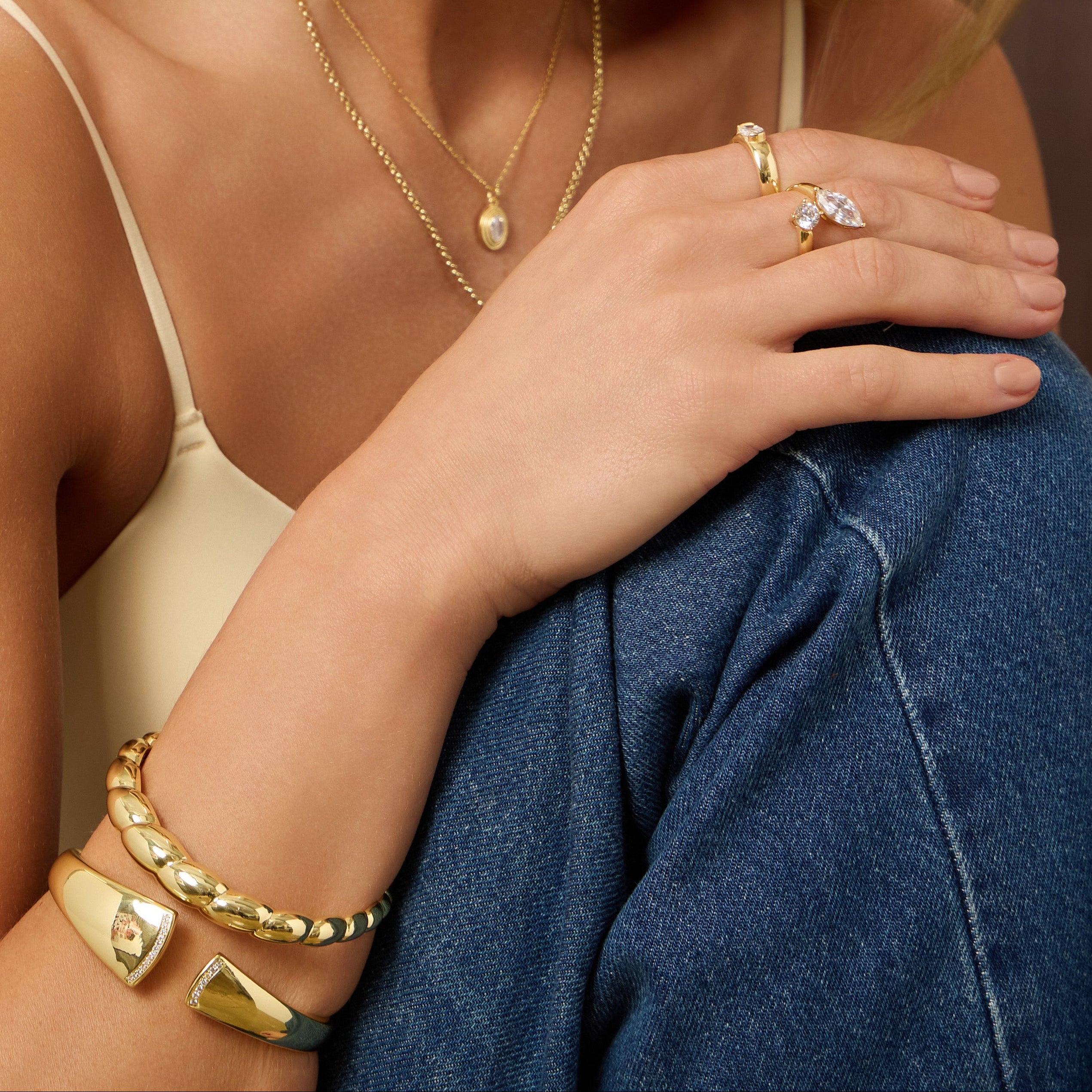 The Via Pavé Cuff Bracelet