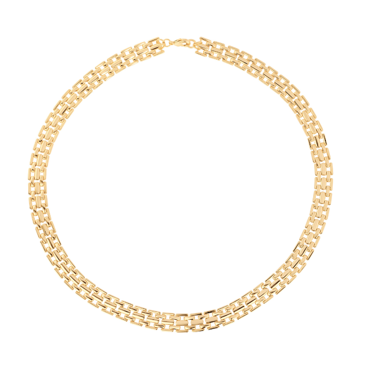 The Muse Chain Link Watchband Necklace