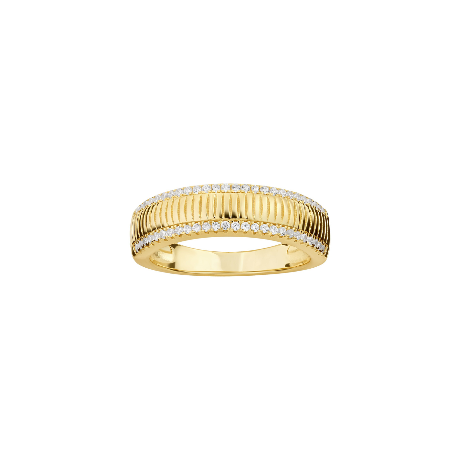 Textured Eternity Band Ring
