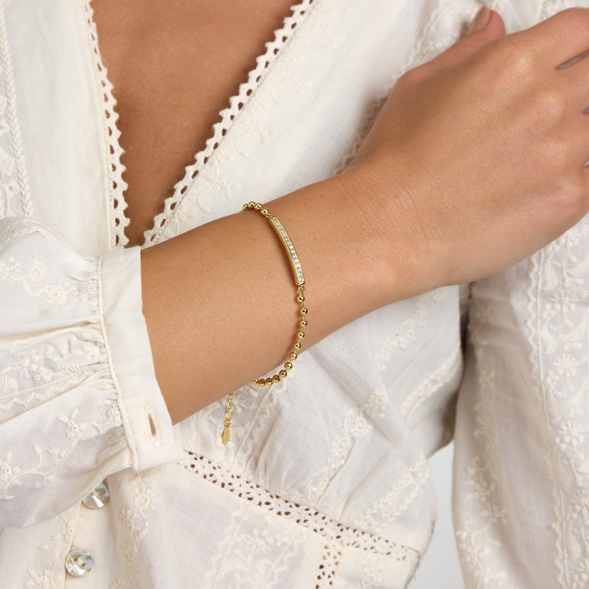 Sorella Beaded Bar Bracelet