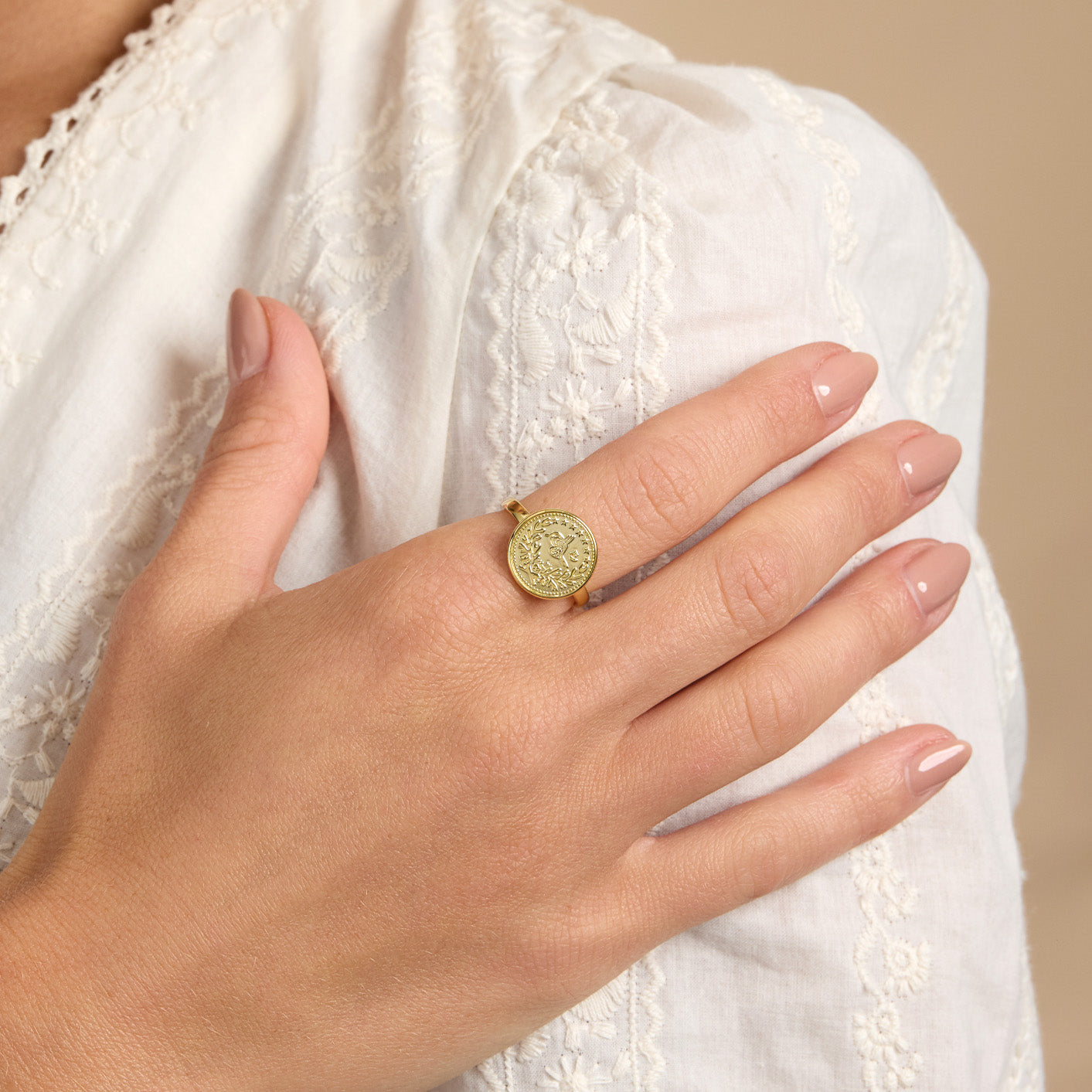 Desert Coin Ring