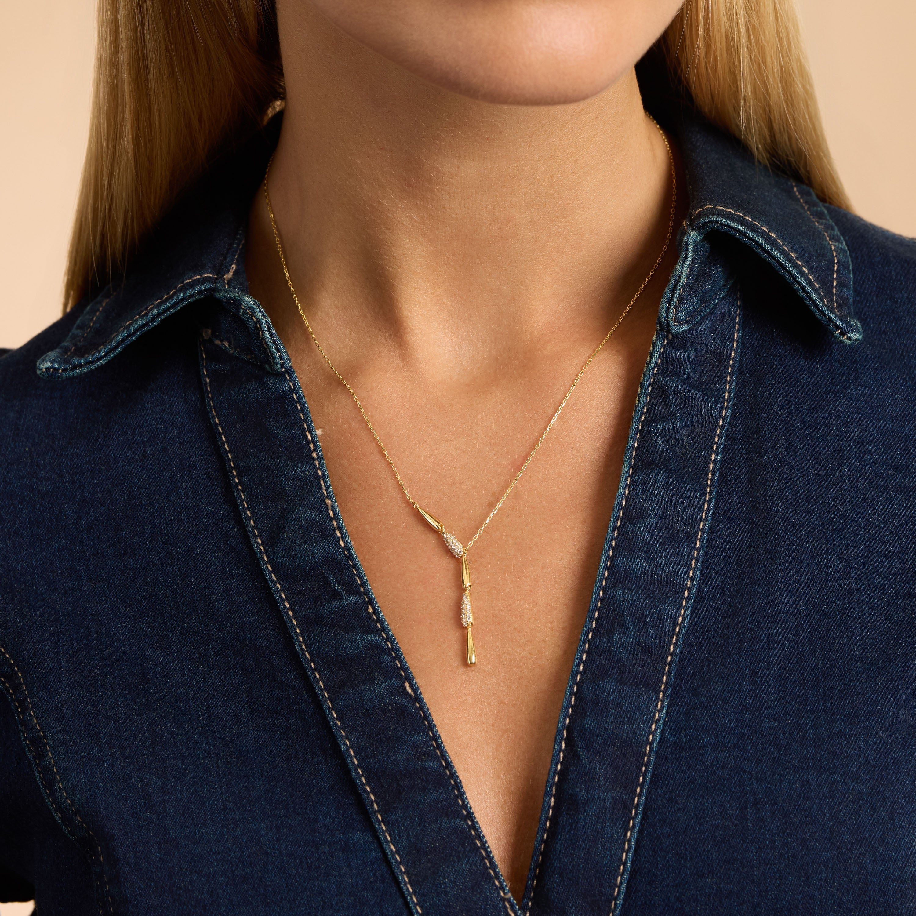 Horizon Drop Y Necklace