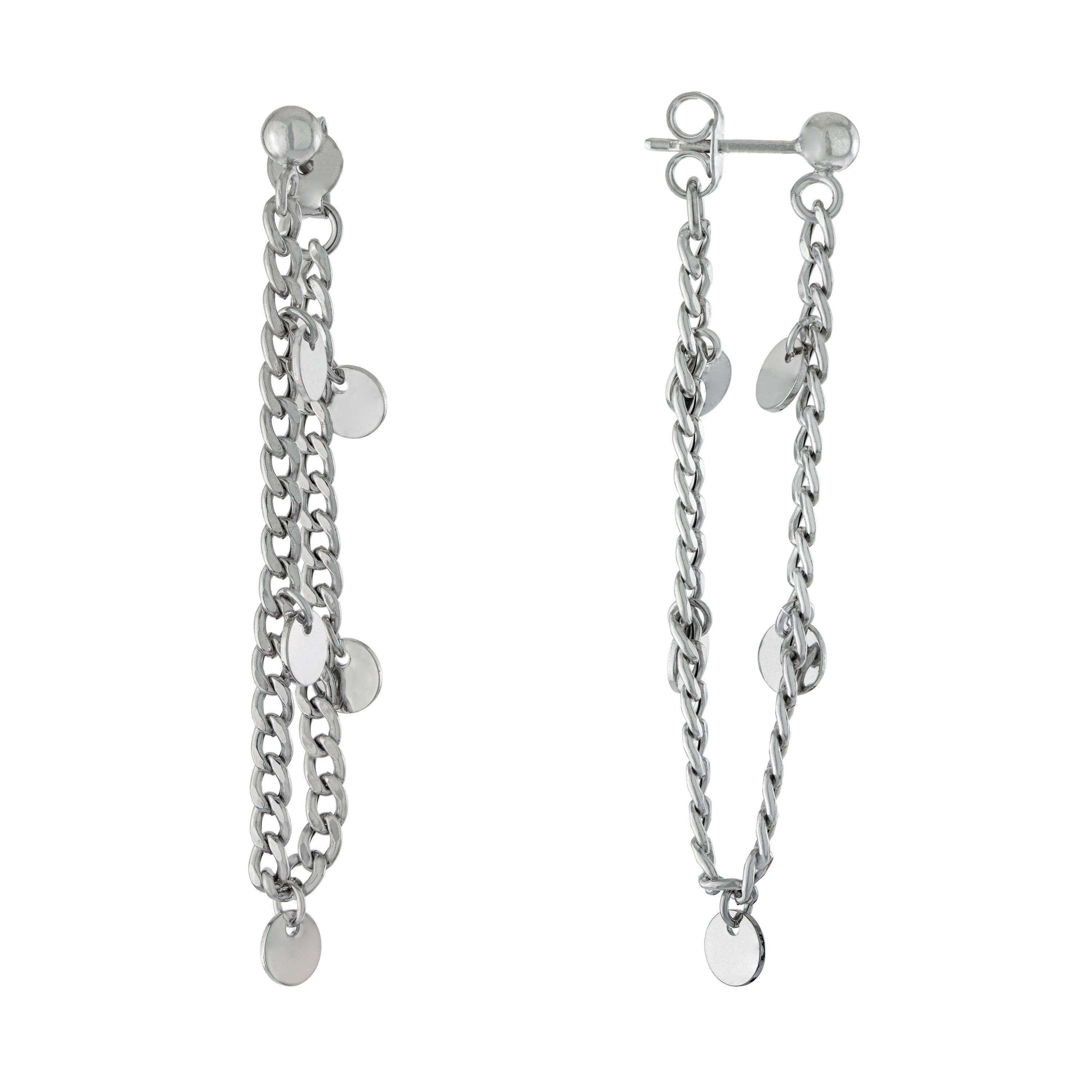 Monaco Chain Link Drop Earrings