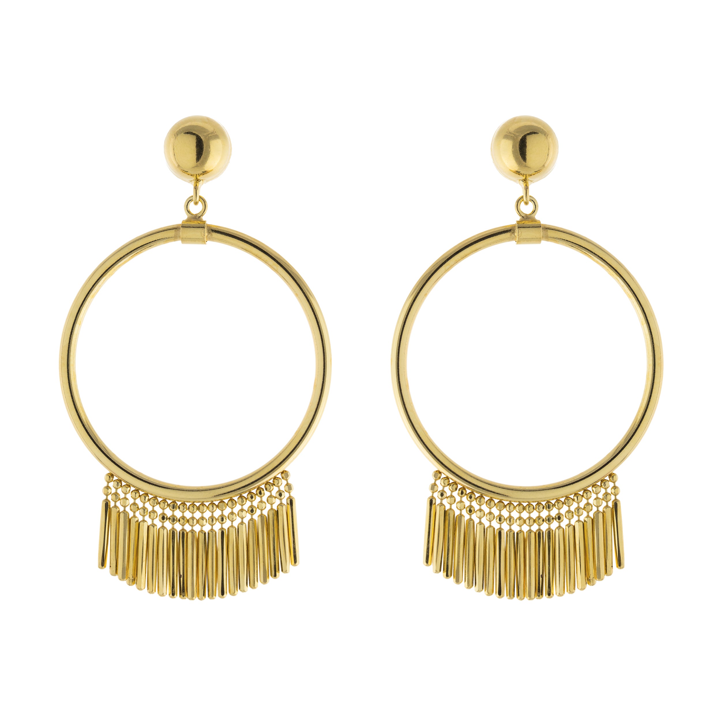 Open Circle Dangle Earring