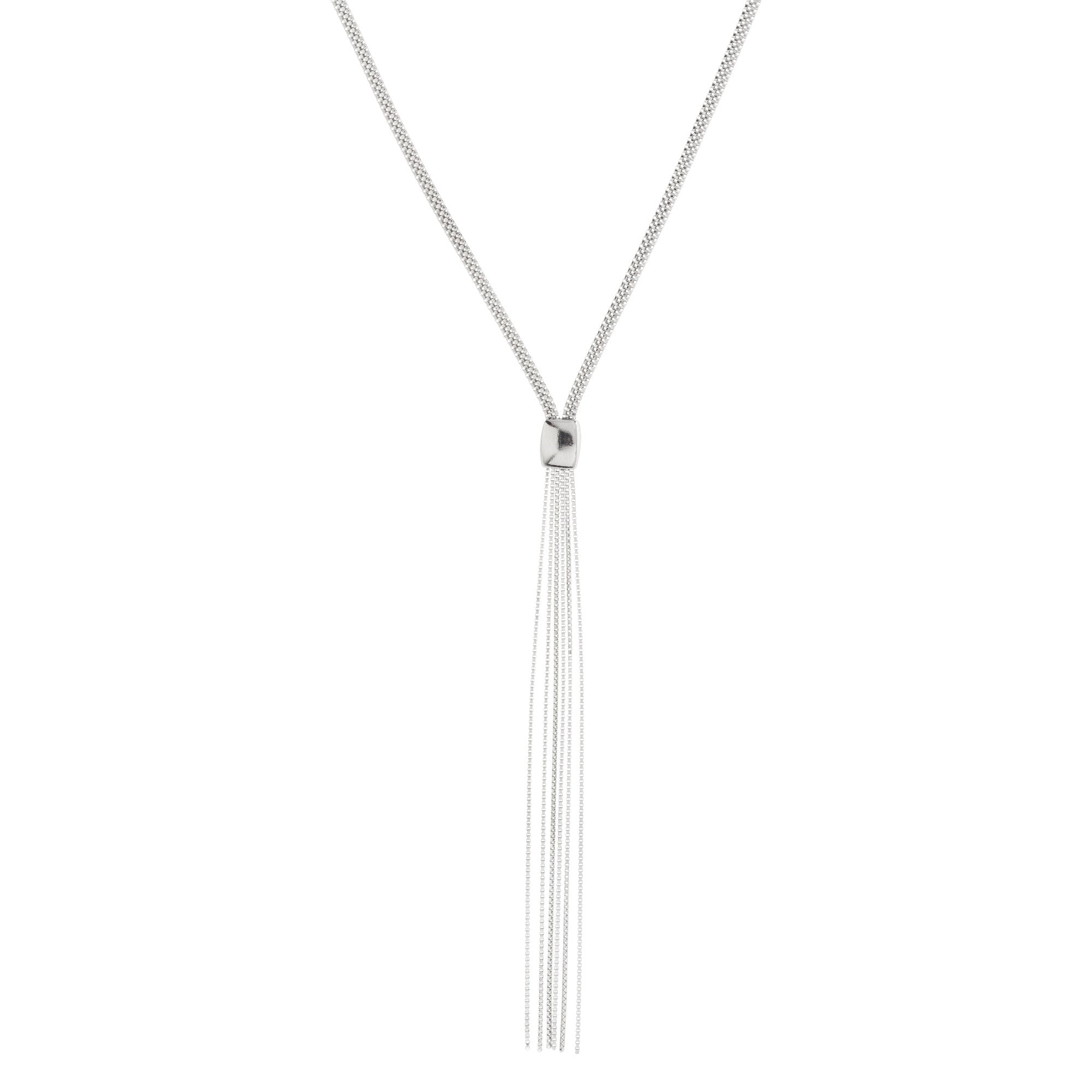 Mesh Chain Y-Necklace