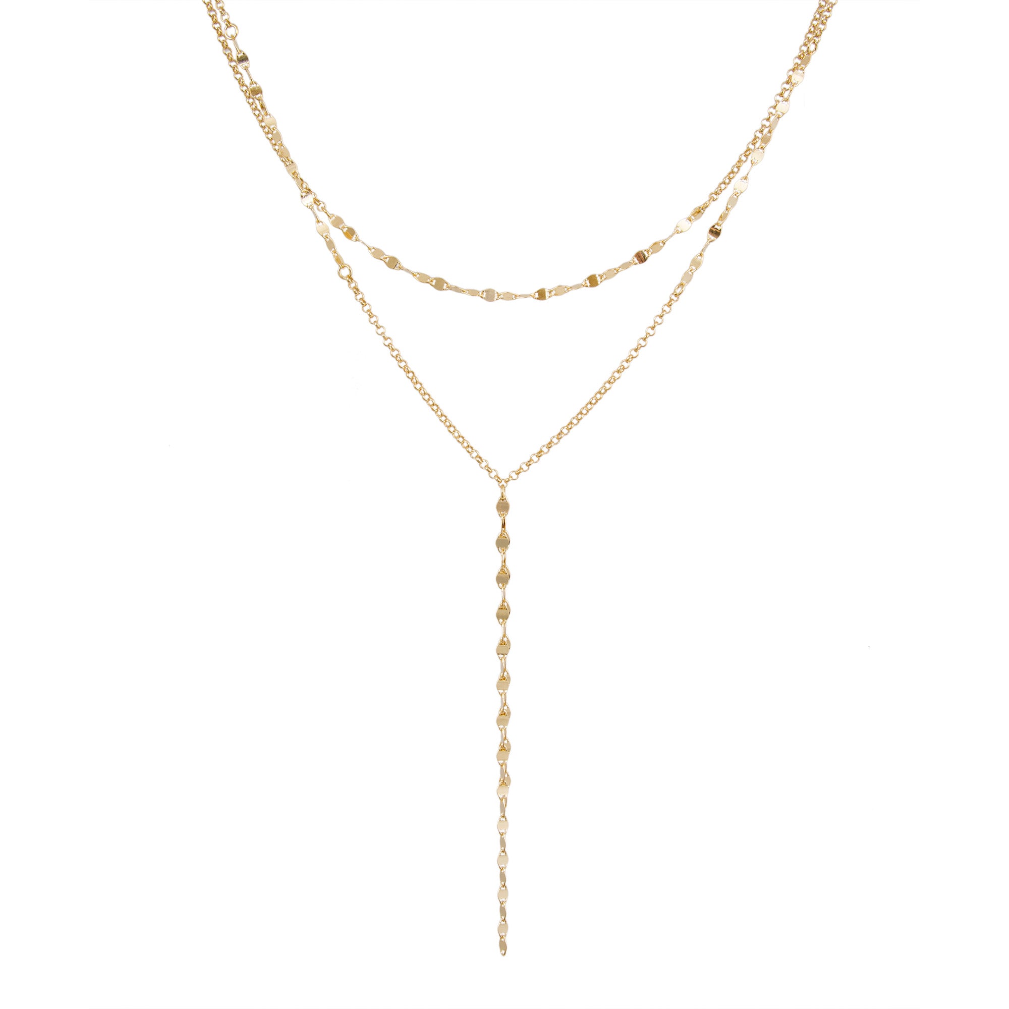 Mirror Link Layered Lariat