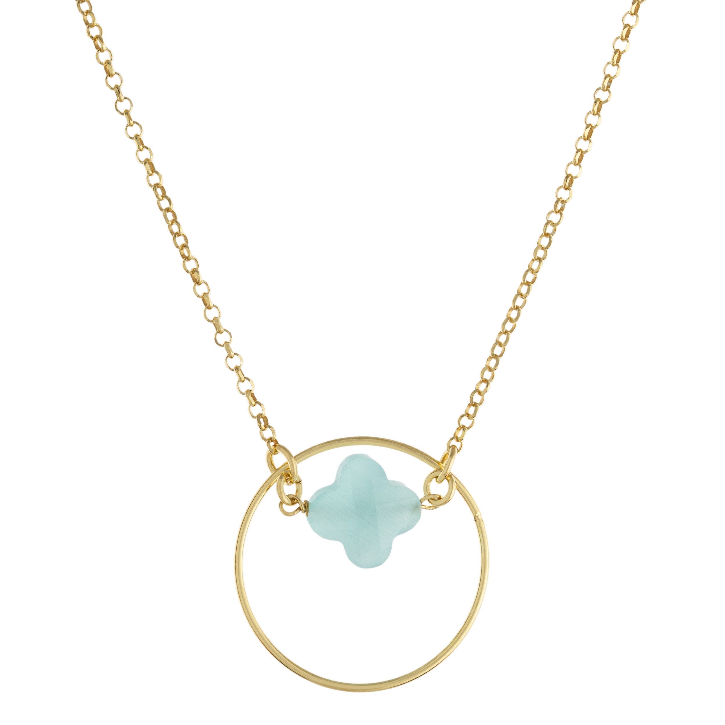 Clover Resin Necklace