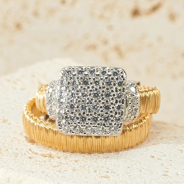 Siren Pave Cocktail Ring