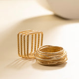 Textural Stacked Ring