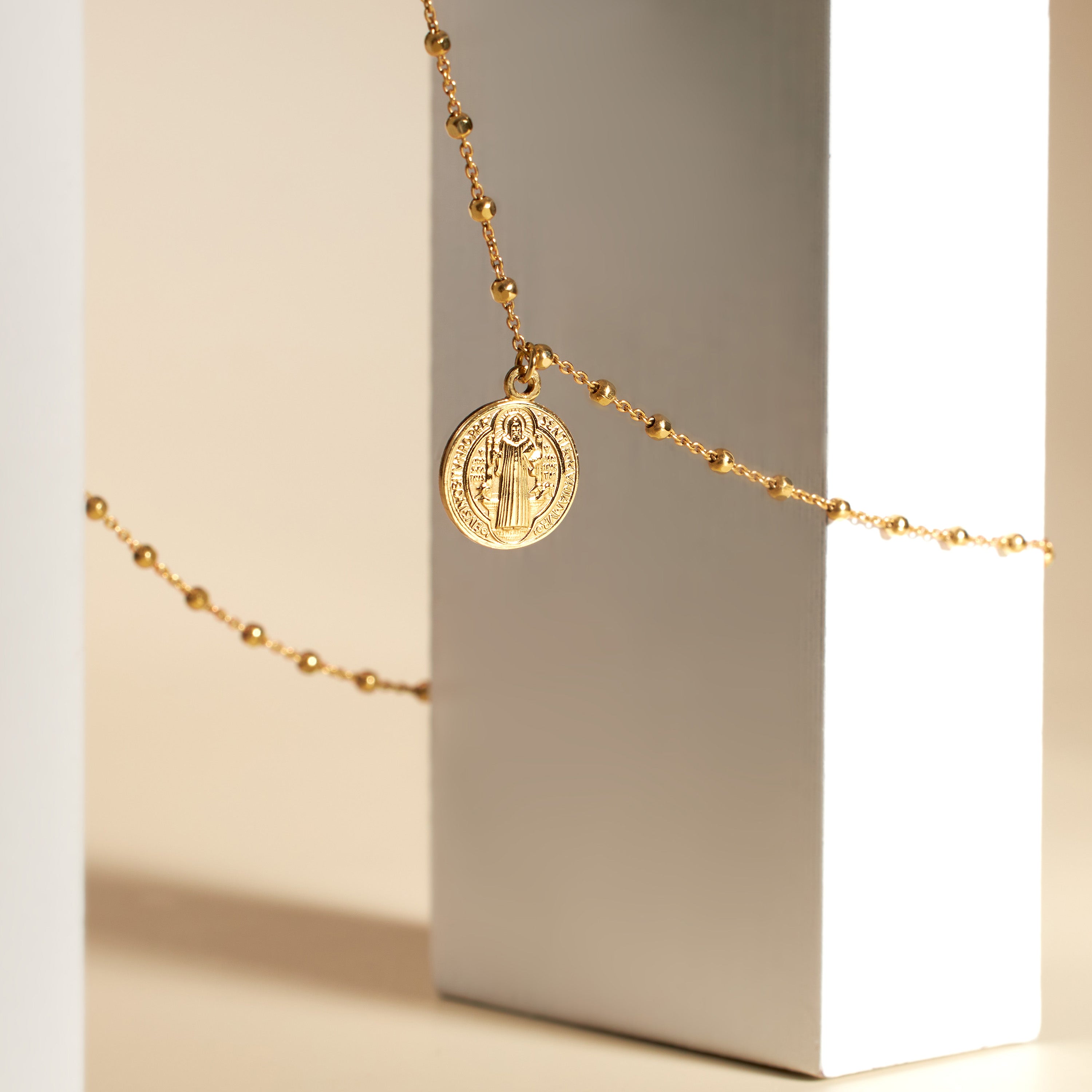 St. Benedict Coin Necklace