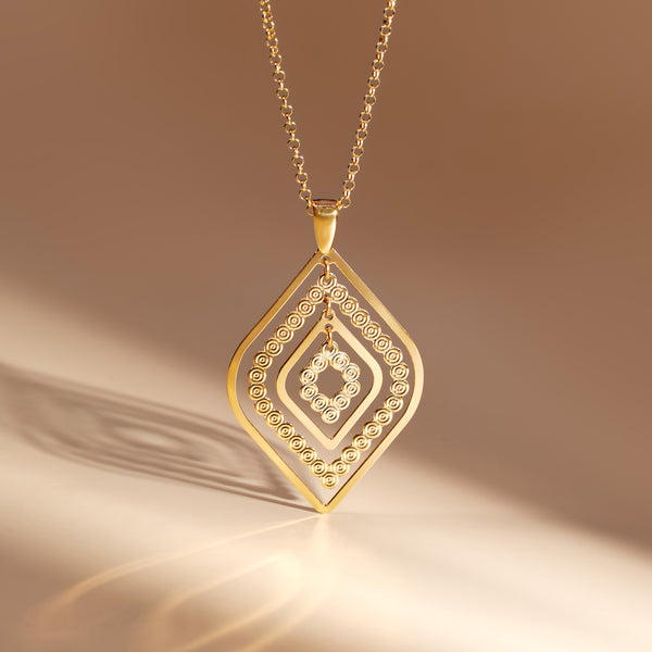 Marquise Pendant Necklace