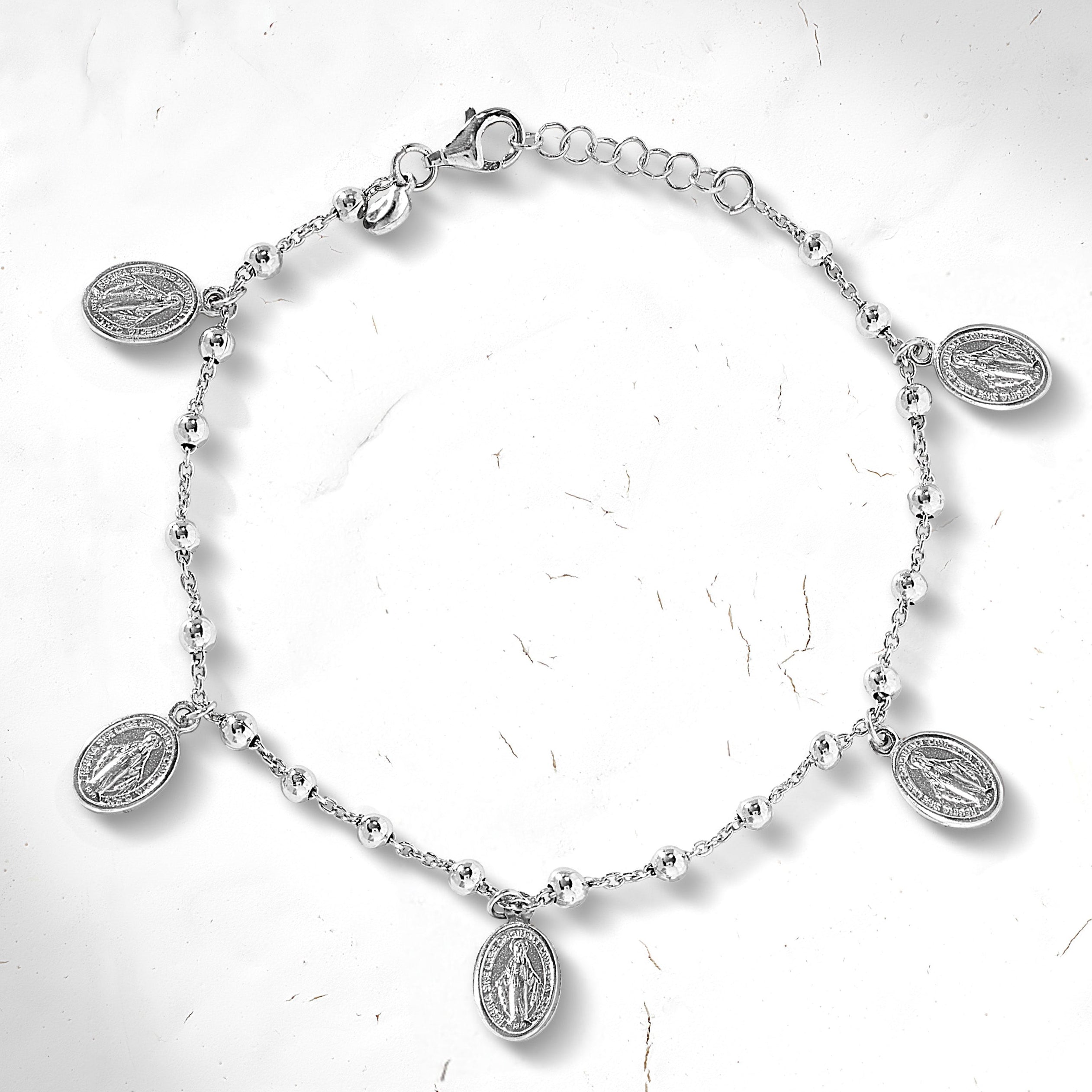 Beaded Religious Bracelet