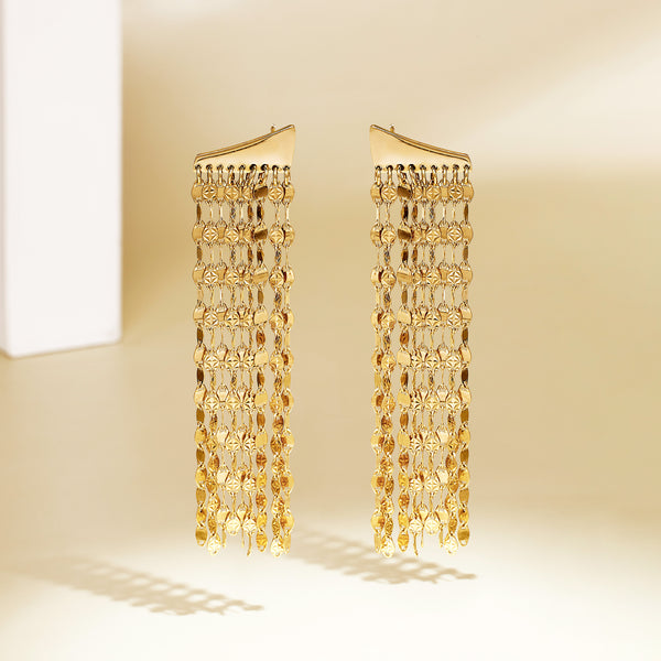 Cascade Mirror Link Earring