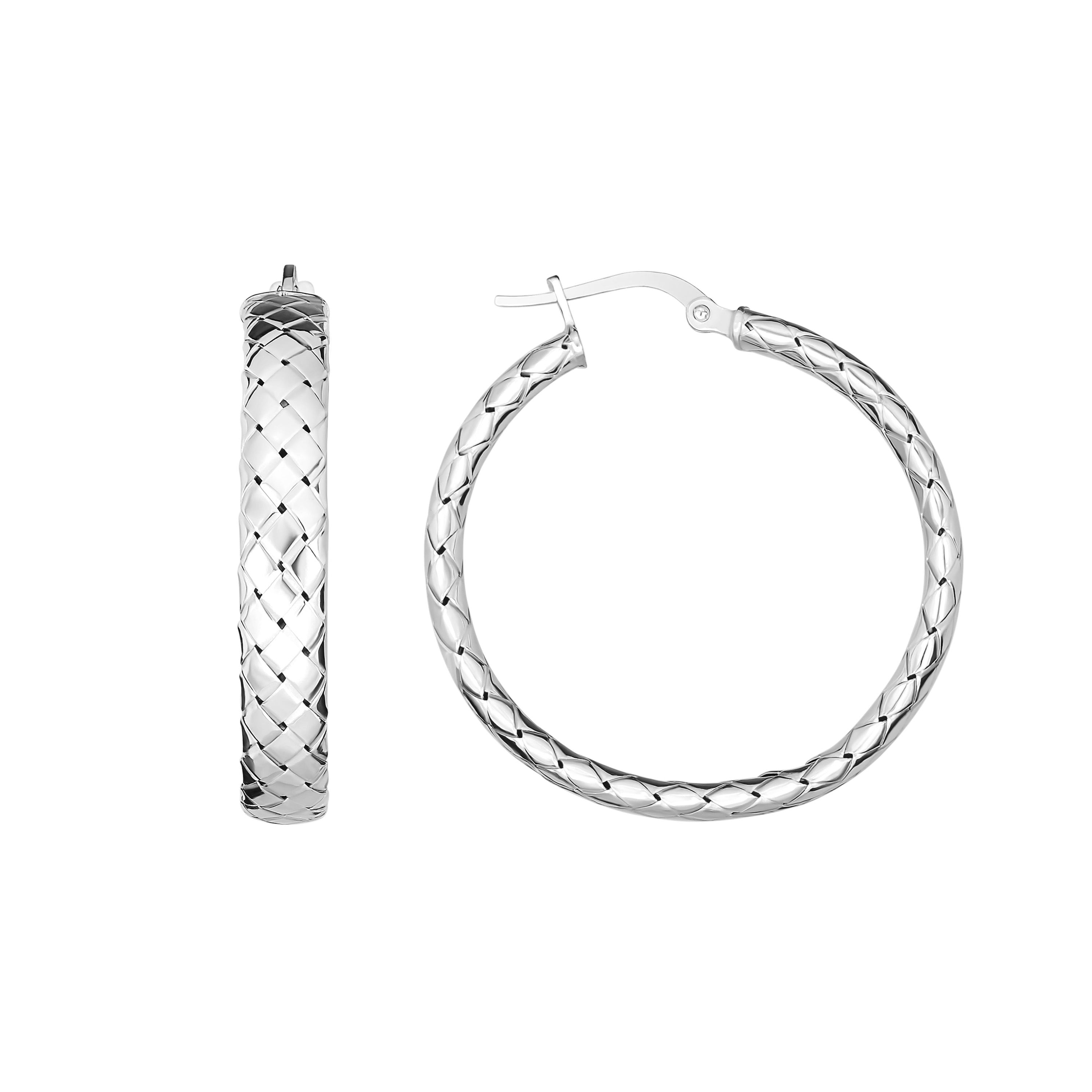 Heirloom Woven Hoops