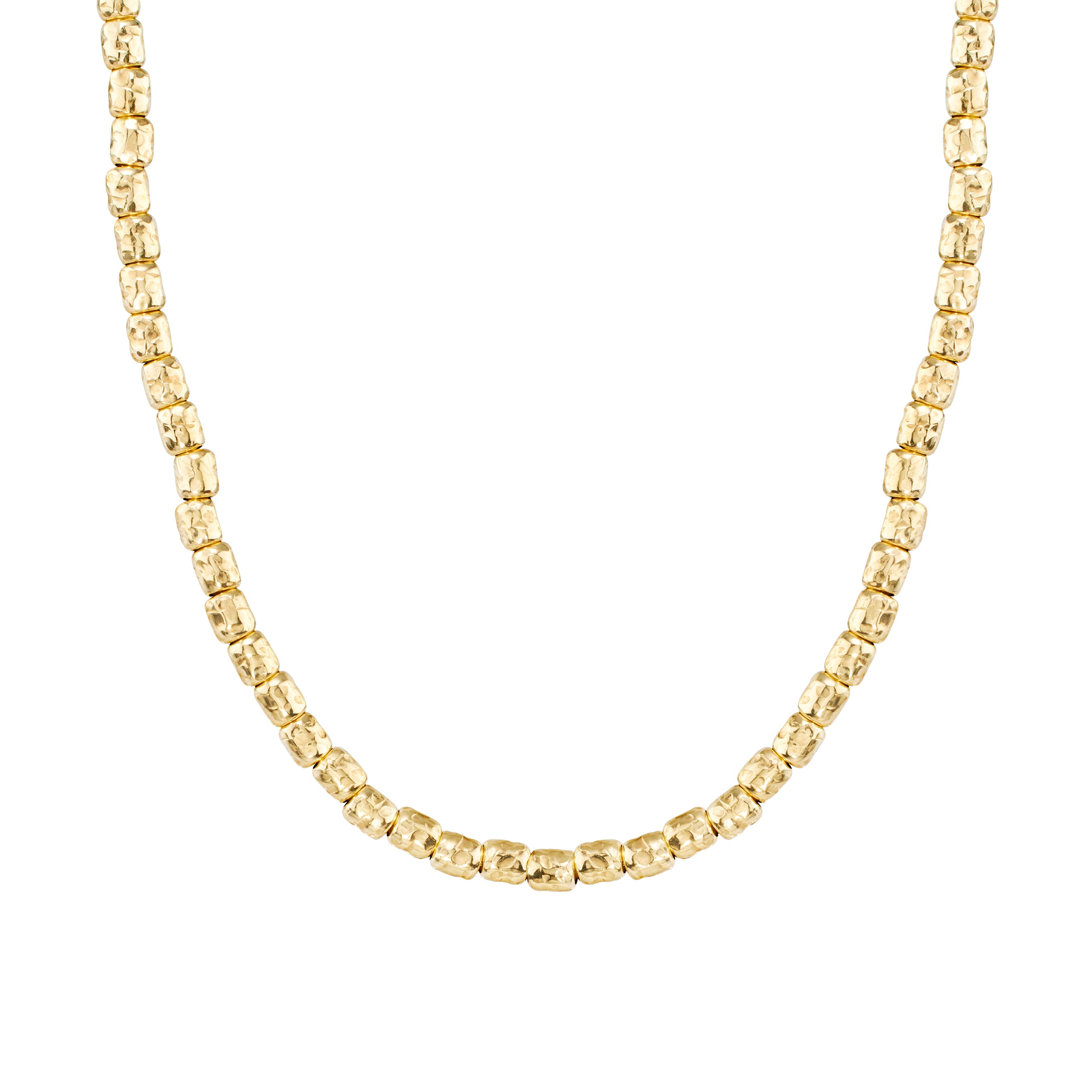 Cara Hammered Bead Choker