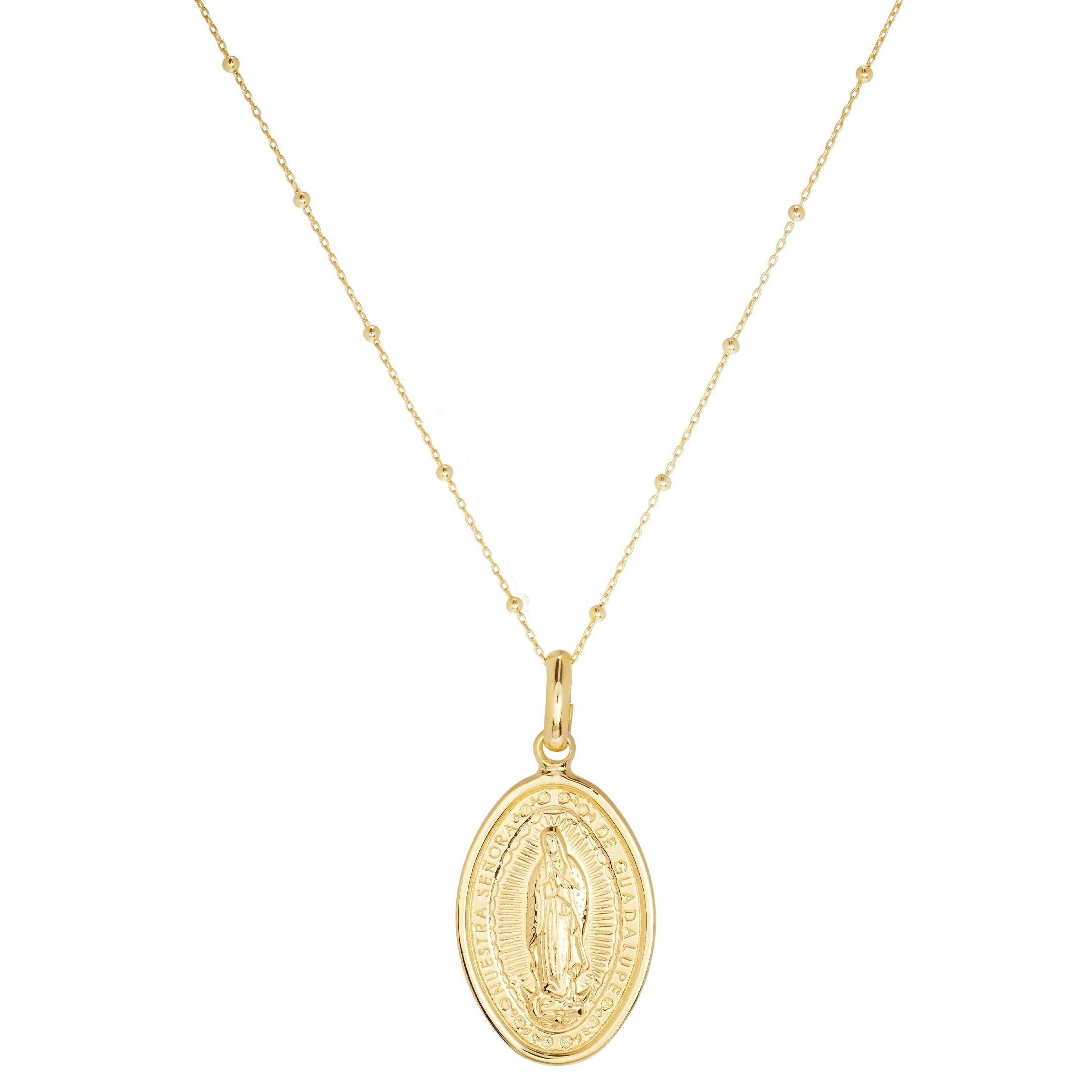 Mother Mary Pendant Necklace