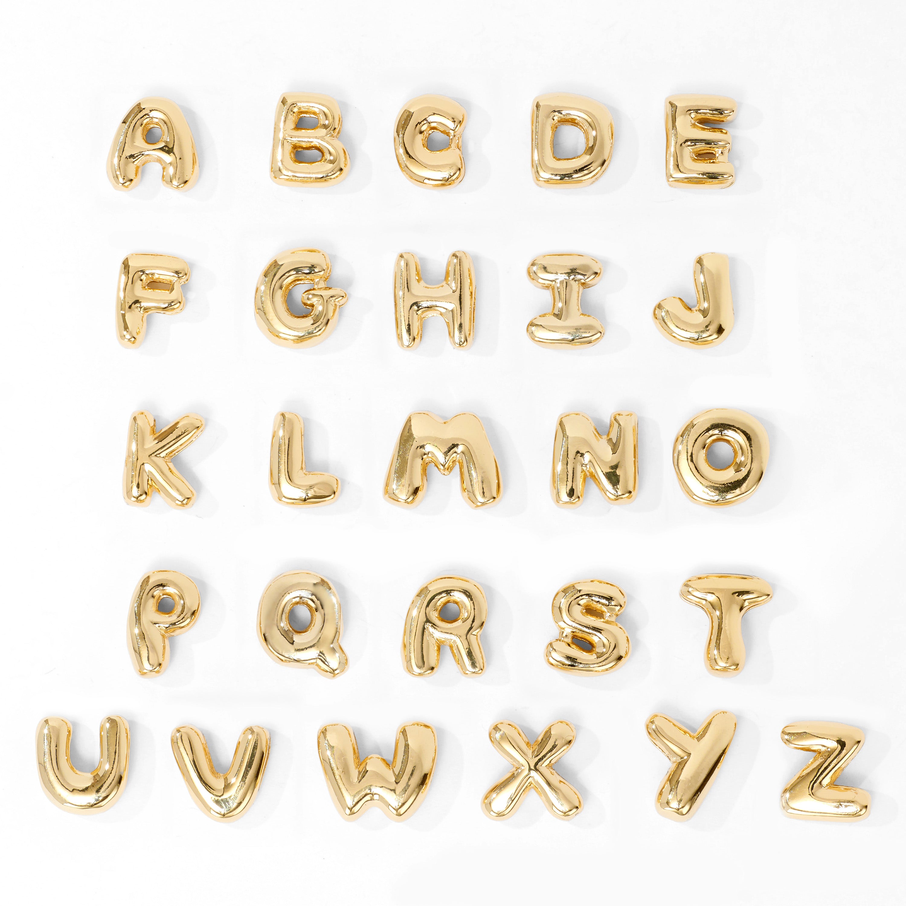 Mini Bubble Initial Necklace