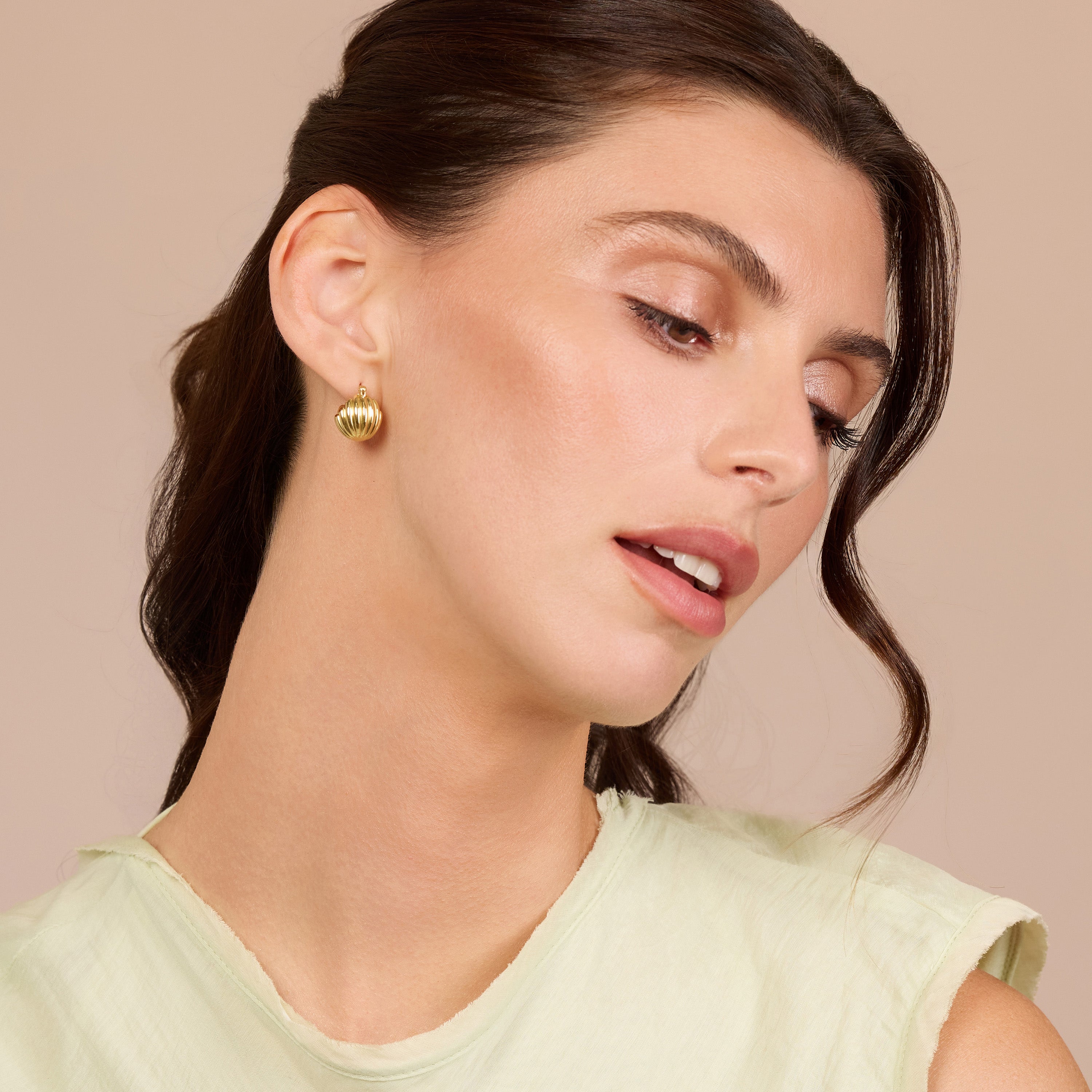 Cupola Ribbed Earrings