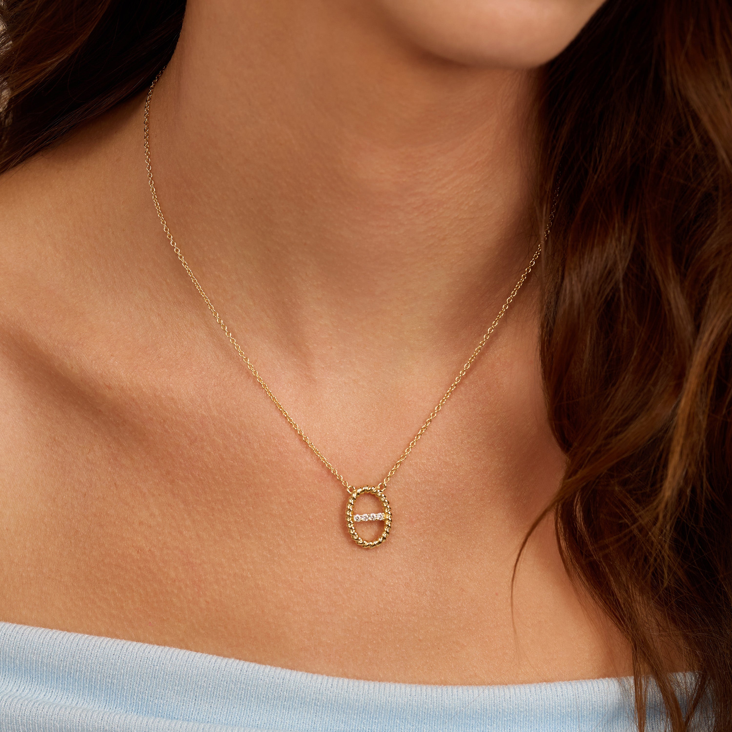 Twilight Oval Necklace