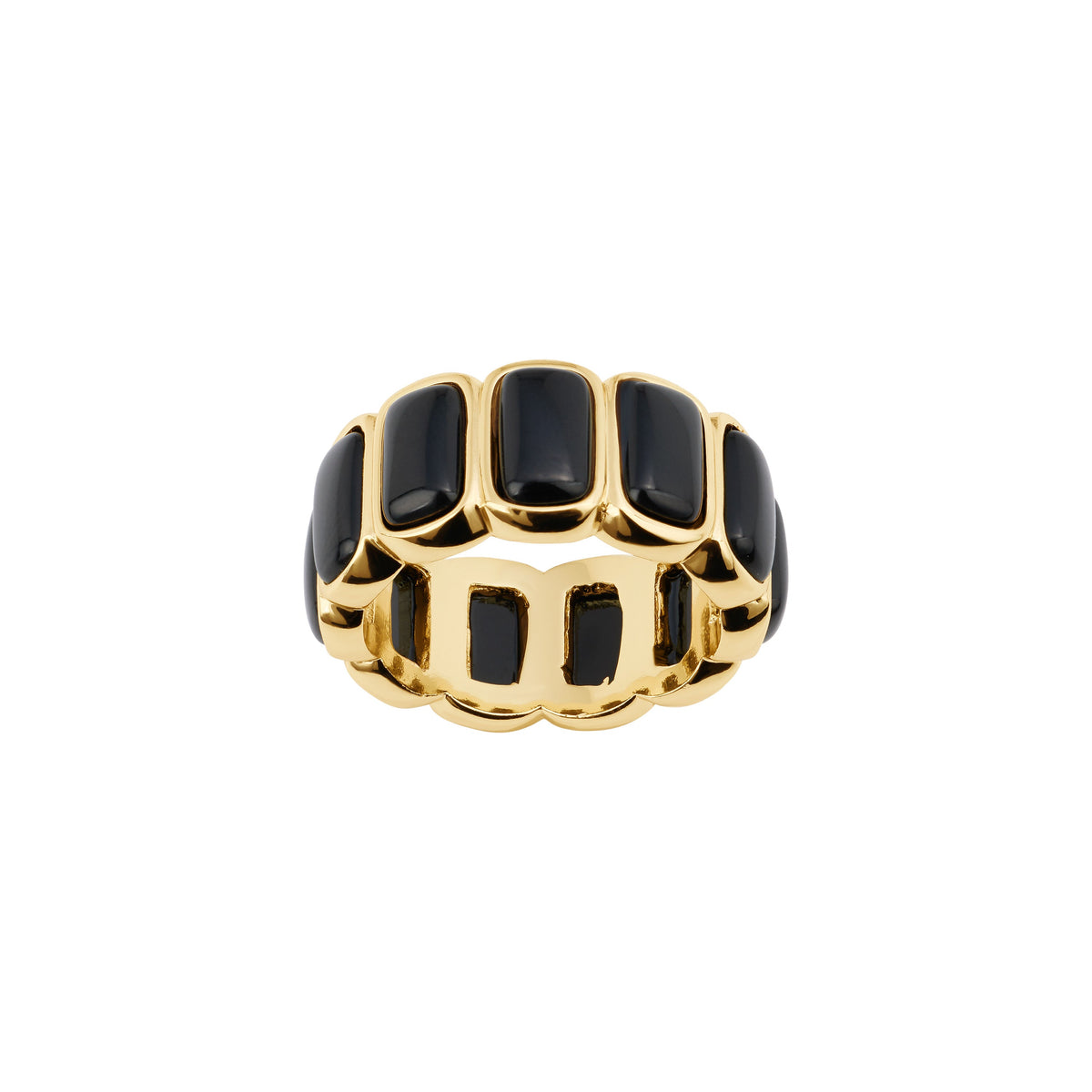 Azura Onyx Bezel Ring