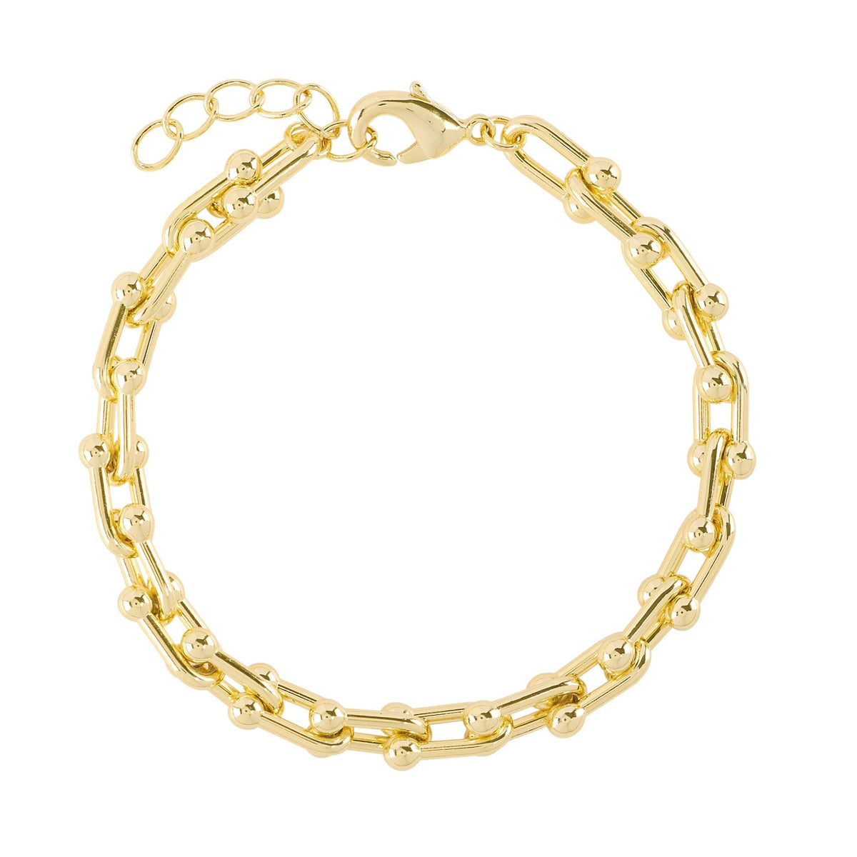 Nova Sculpted Link Bracelet