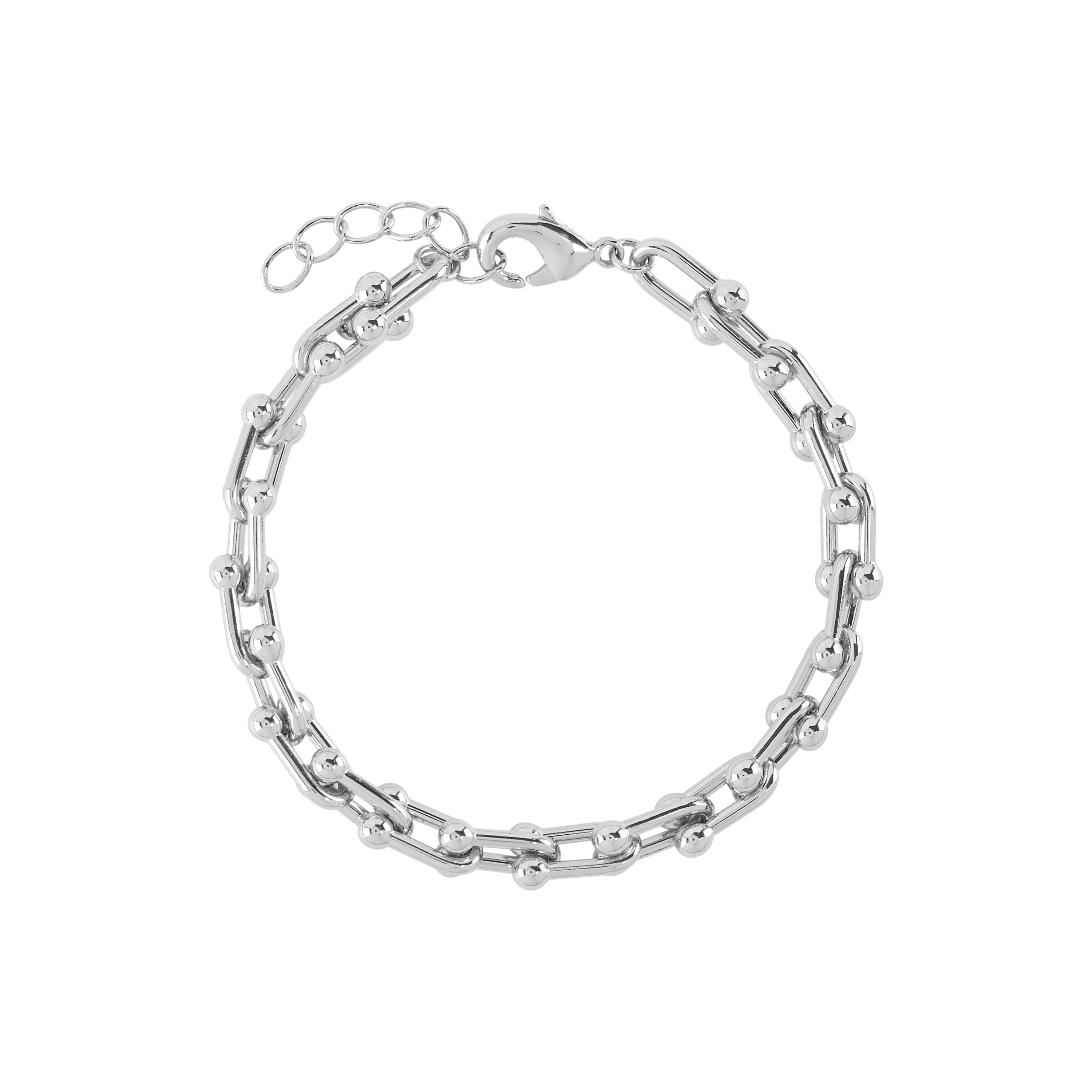 Nova Sculpted Link Bracelet
