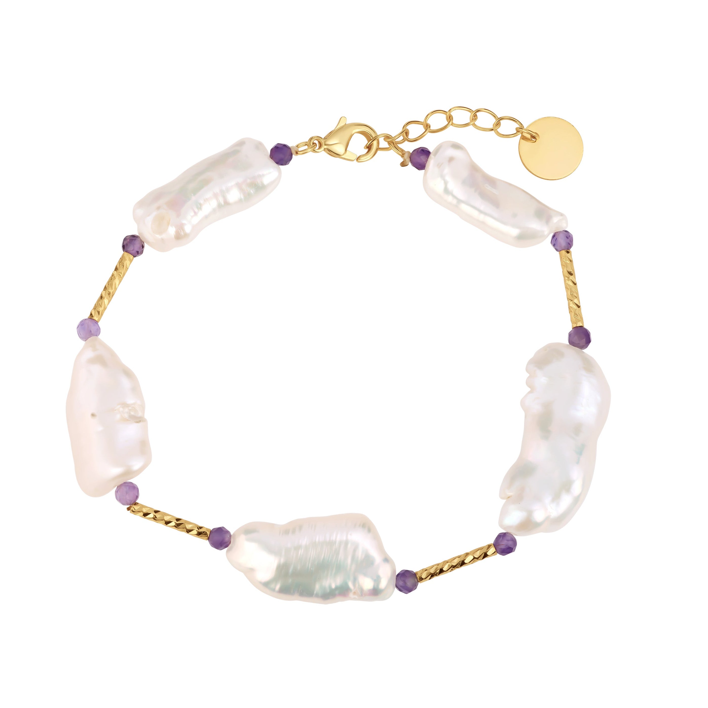 Maravelle Pearl Beaded Bracelet