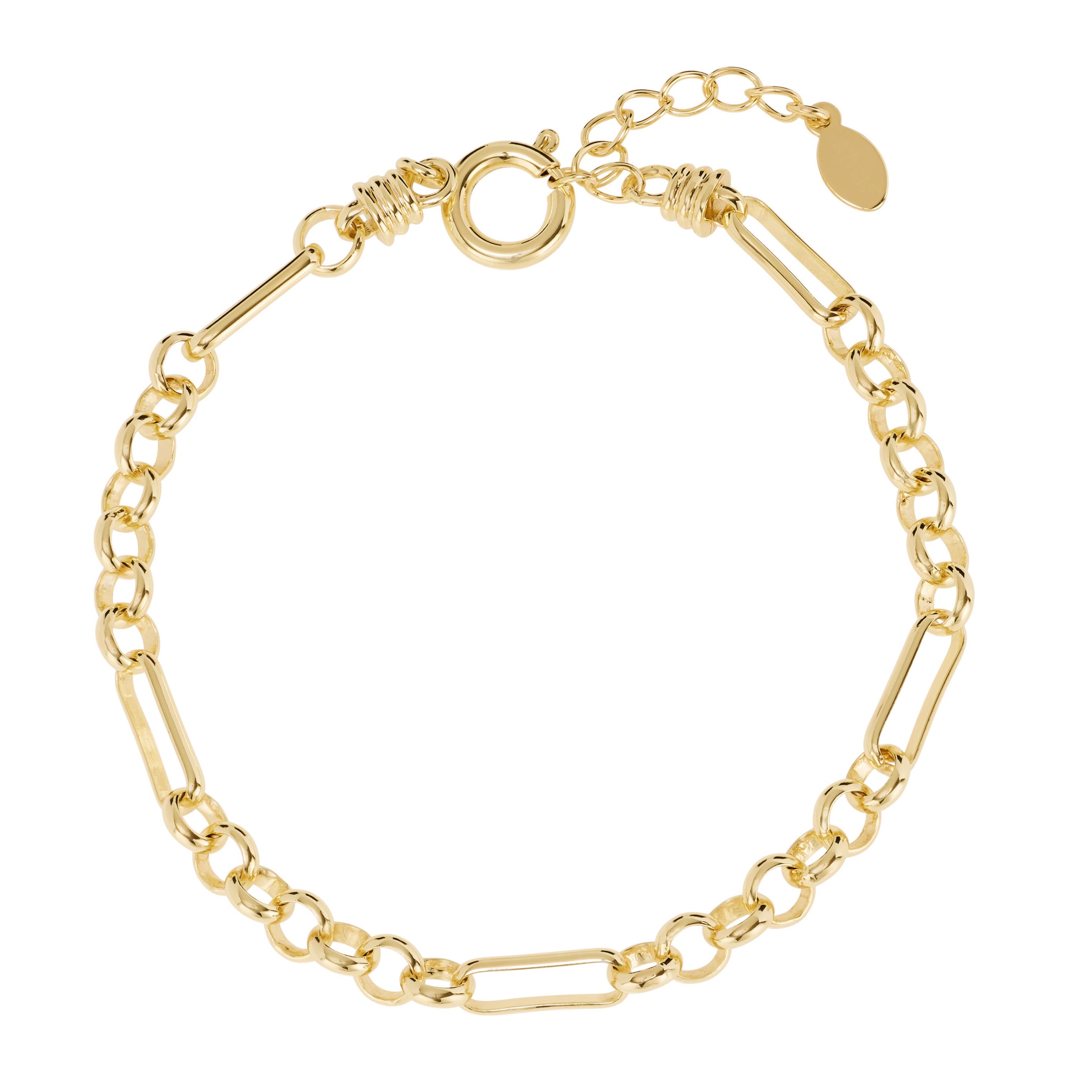 The Figaro Chain Link Bracelet