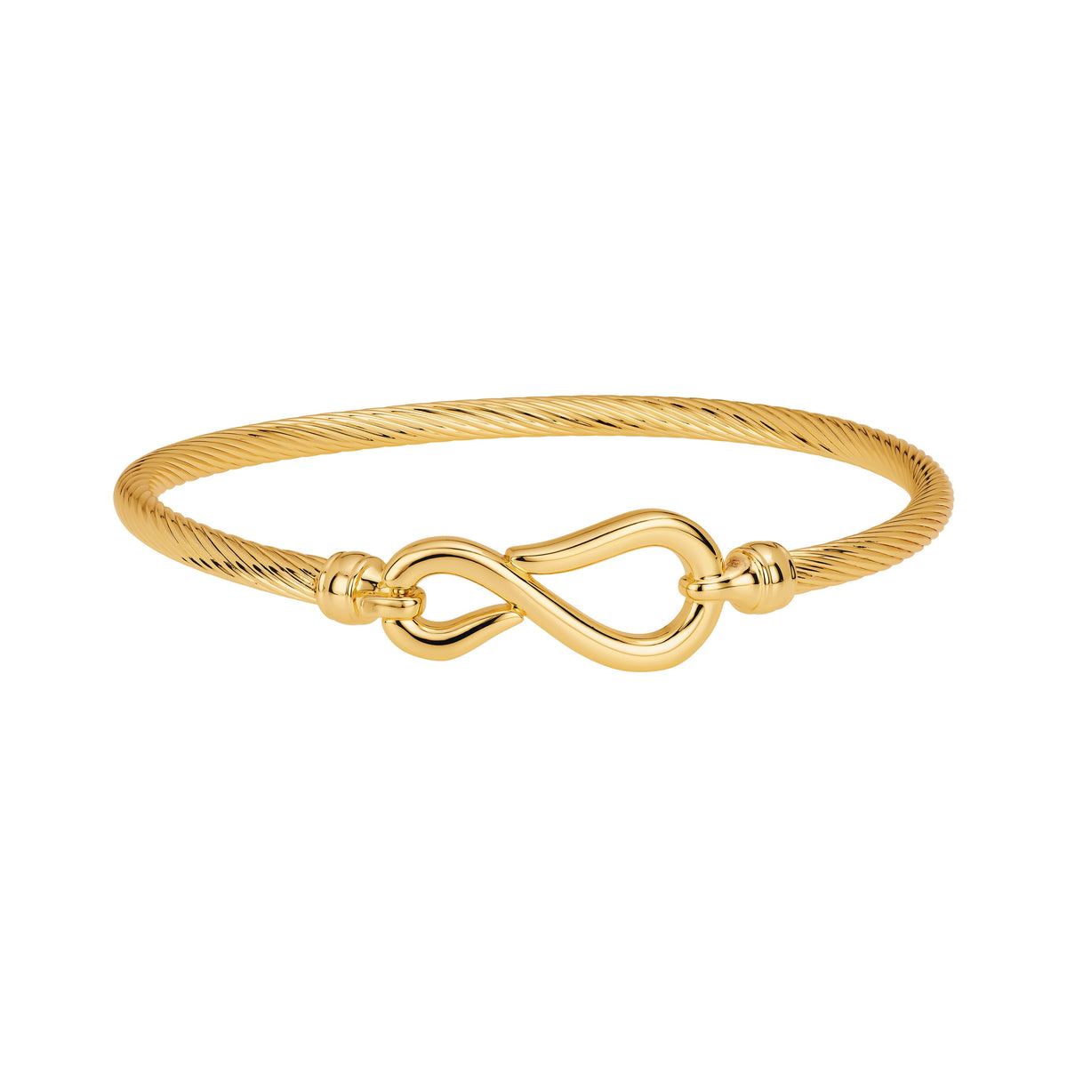 Solstice Infinity Bangle Bracelet