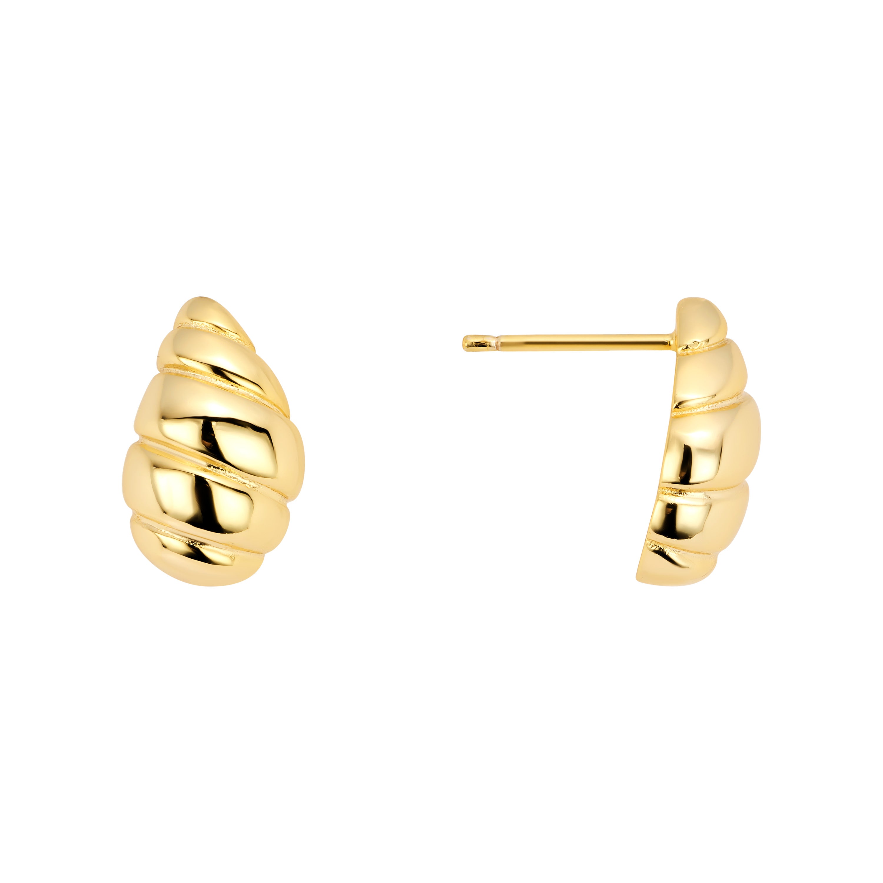 The Golden Twist Earrings