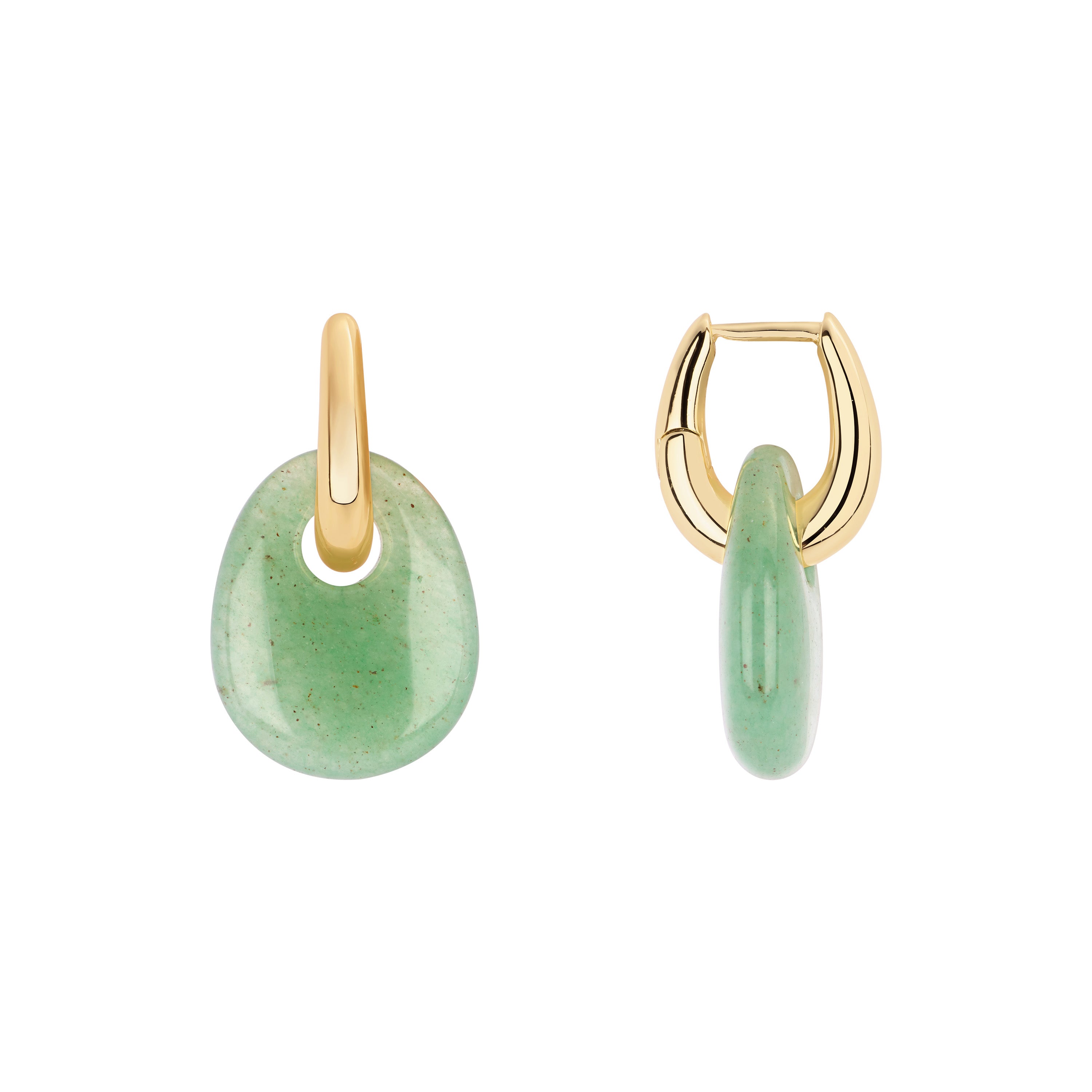 Verdant Halo Drop Earrings
