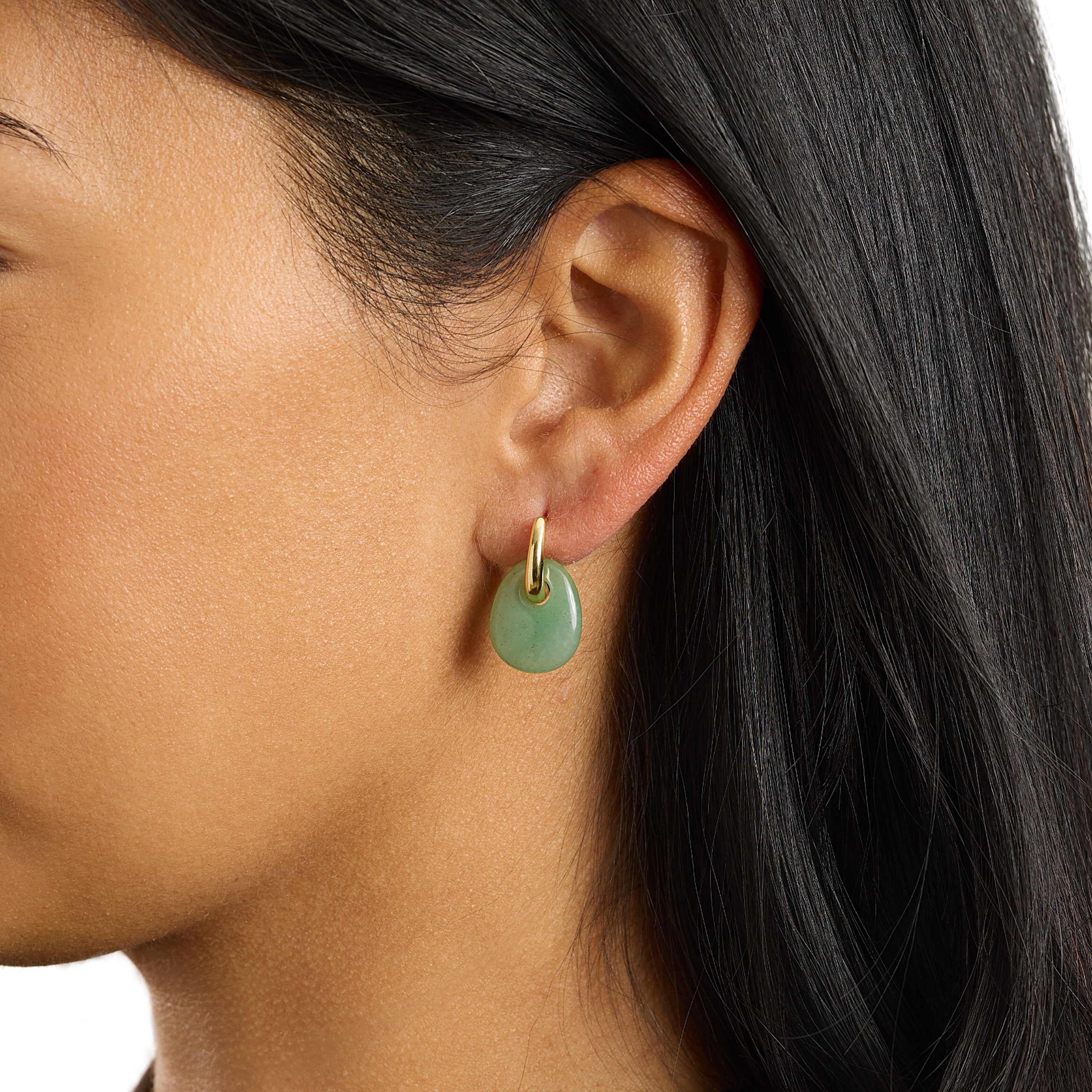 Verdant Halo Drop Earrings