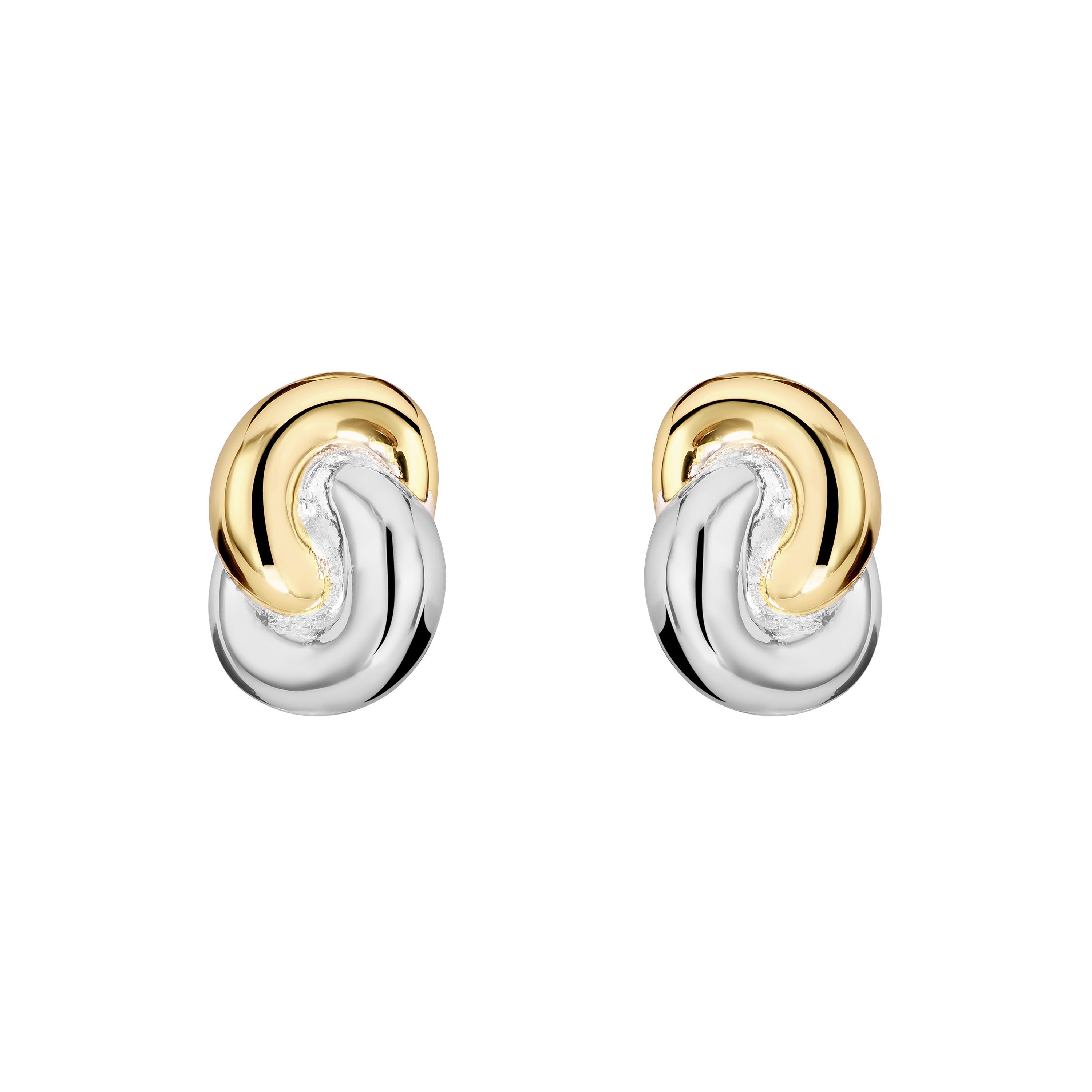 Two-Tone Unity Knot Studs