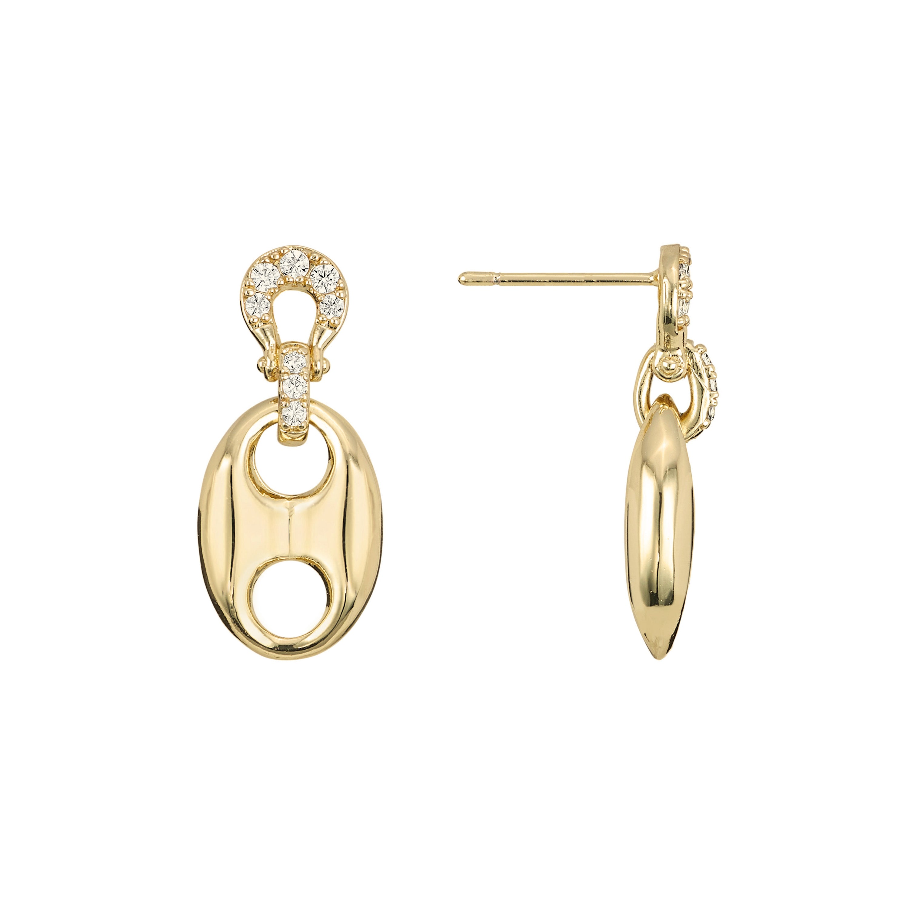 Regatta Pavé Earrings