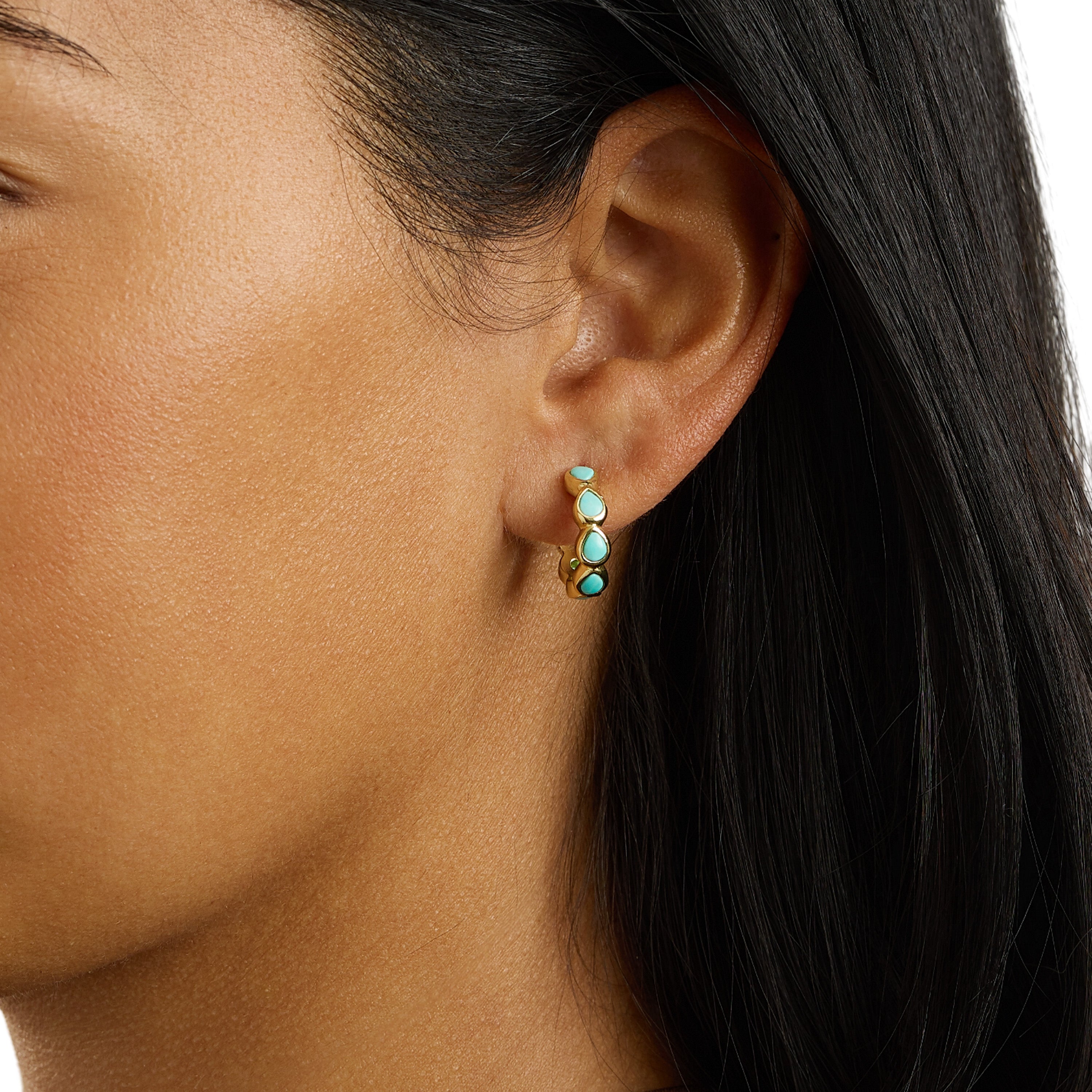 Alora Huggie Hoop Earrings