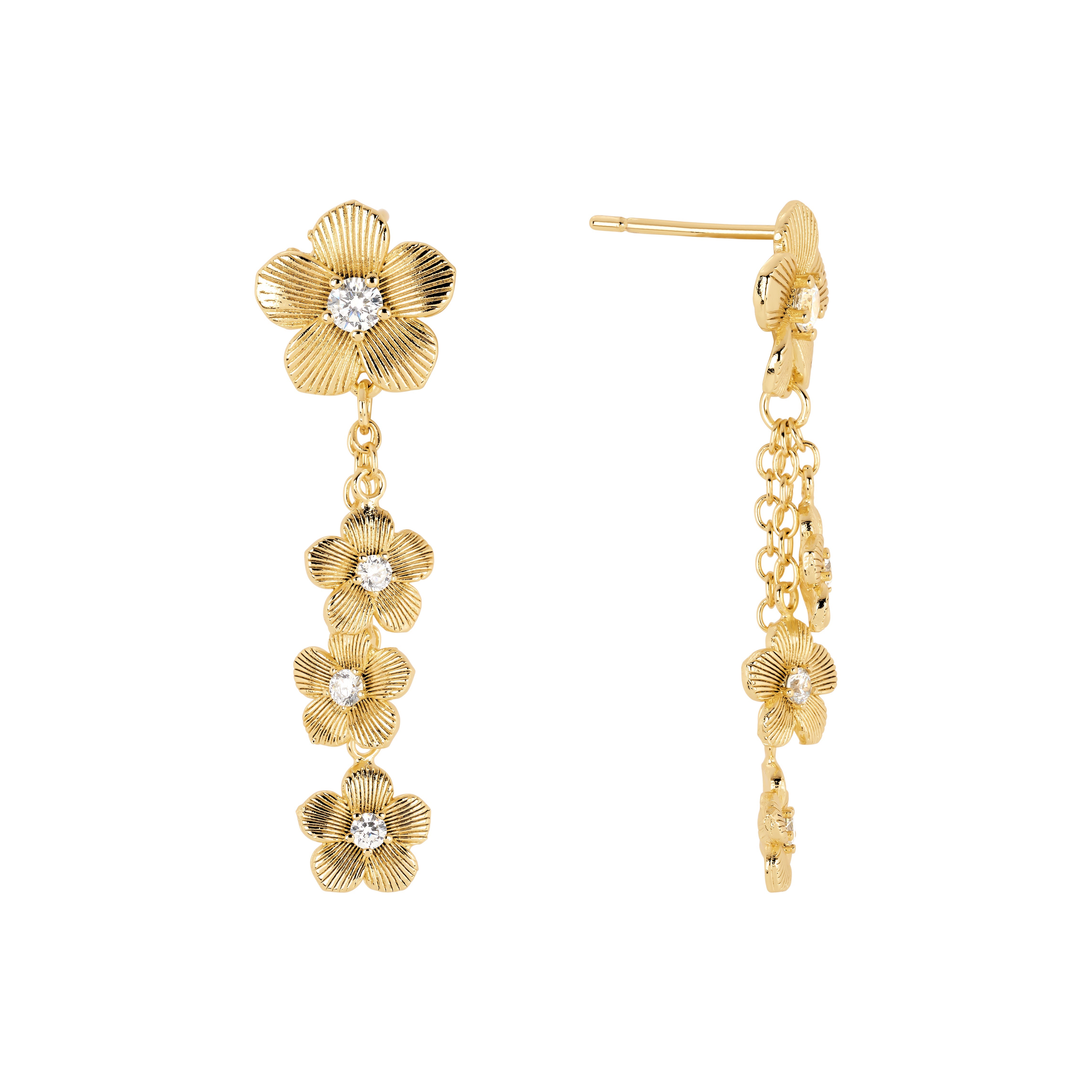 Coastal Bloom Drop Earrings