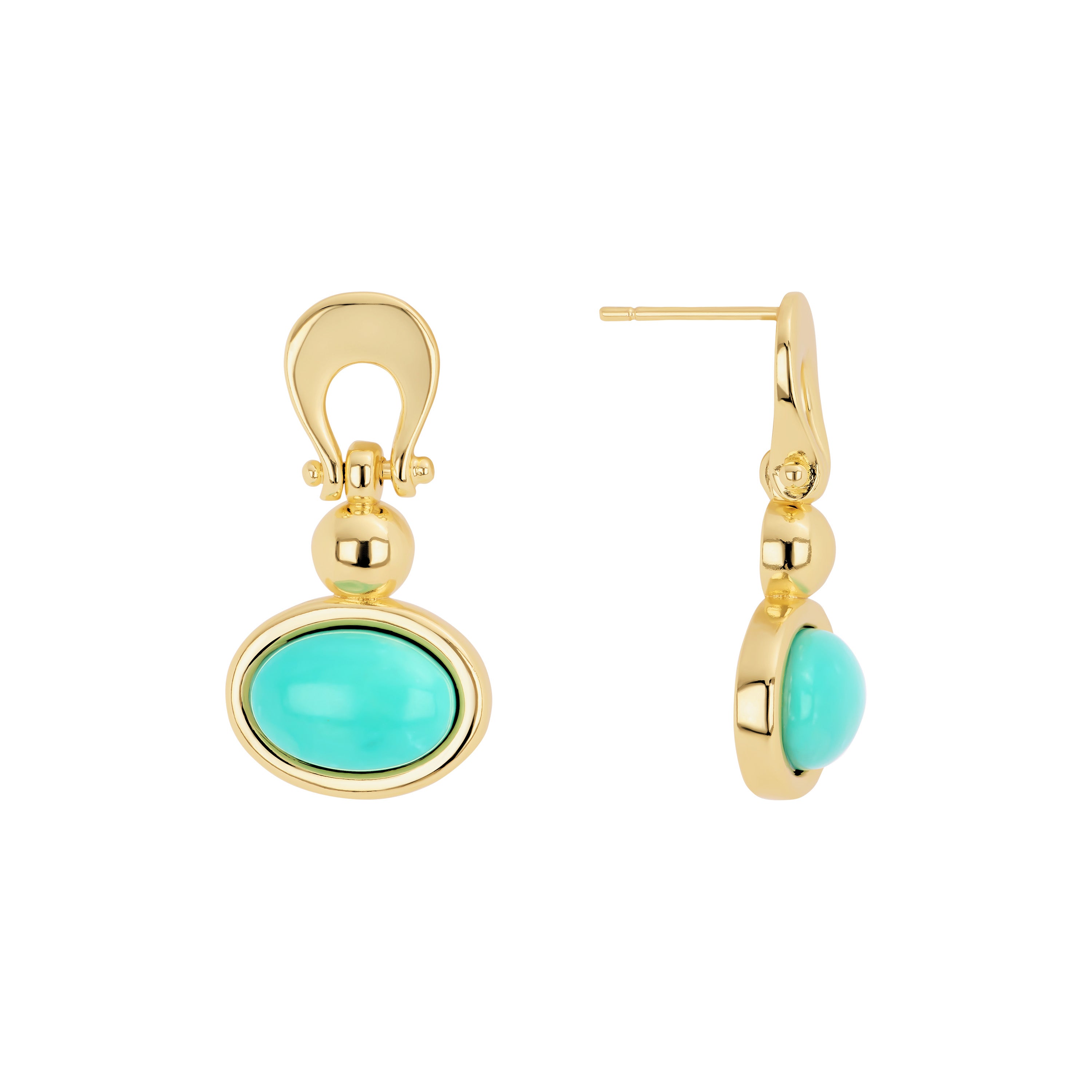 Mira Turquoise Drop Earrings