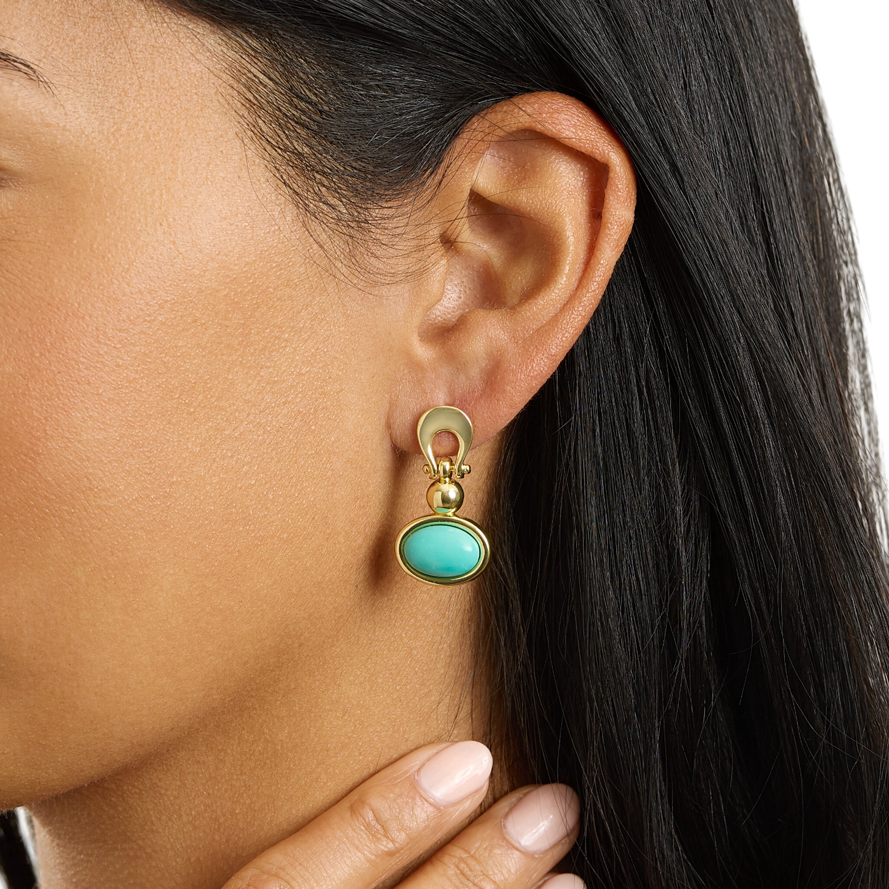 Mira Turquoise Drop Earrings