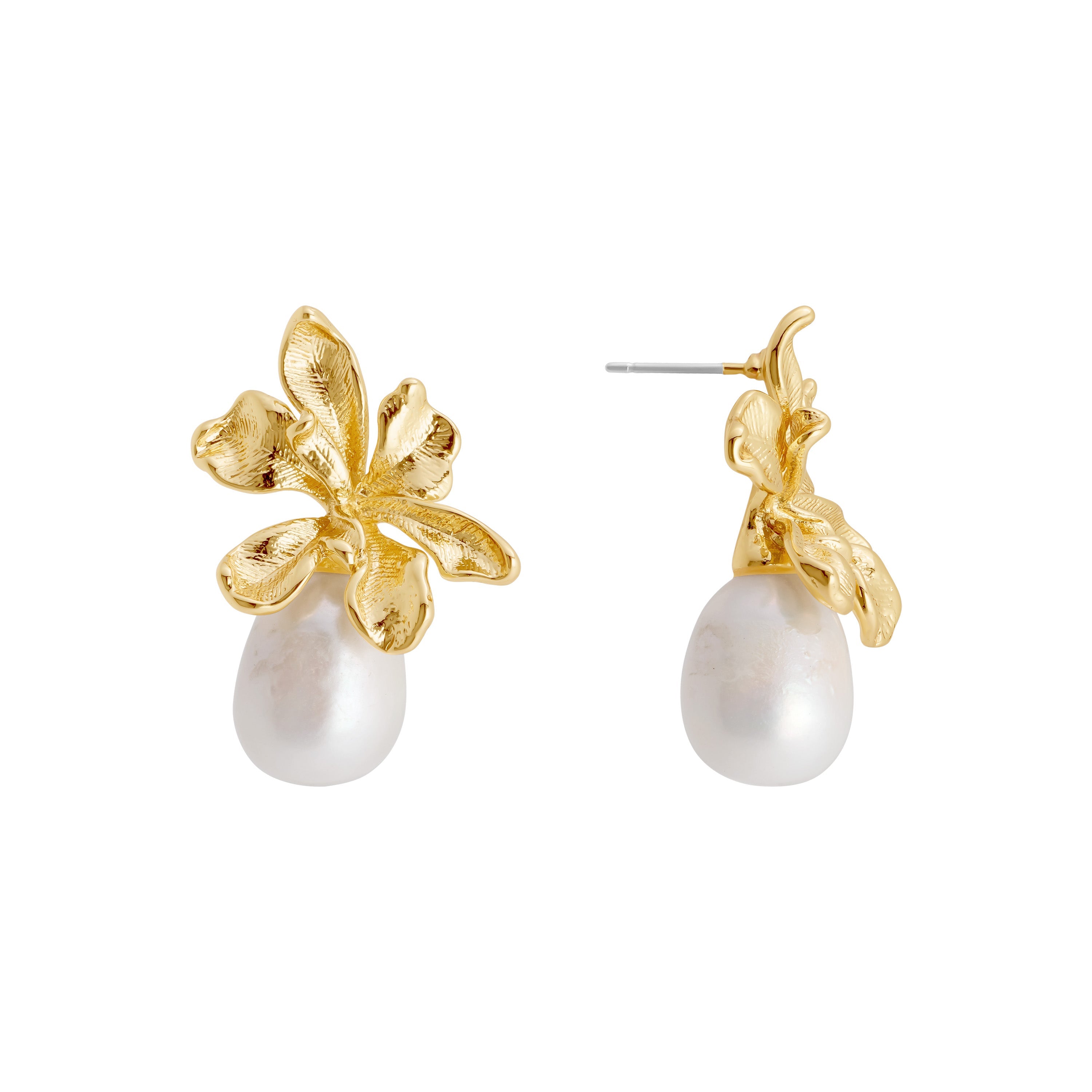 Calypso Pearl Flower Earrings