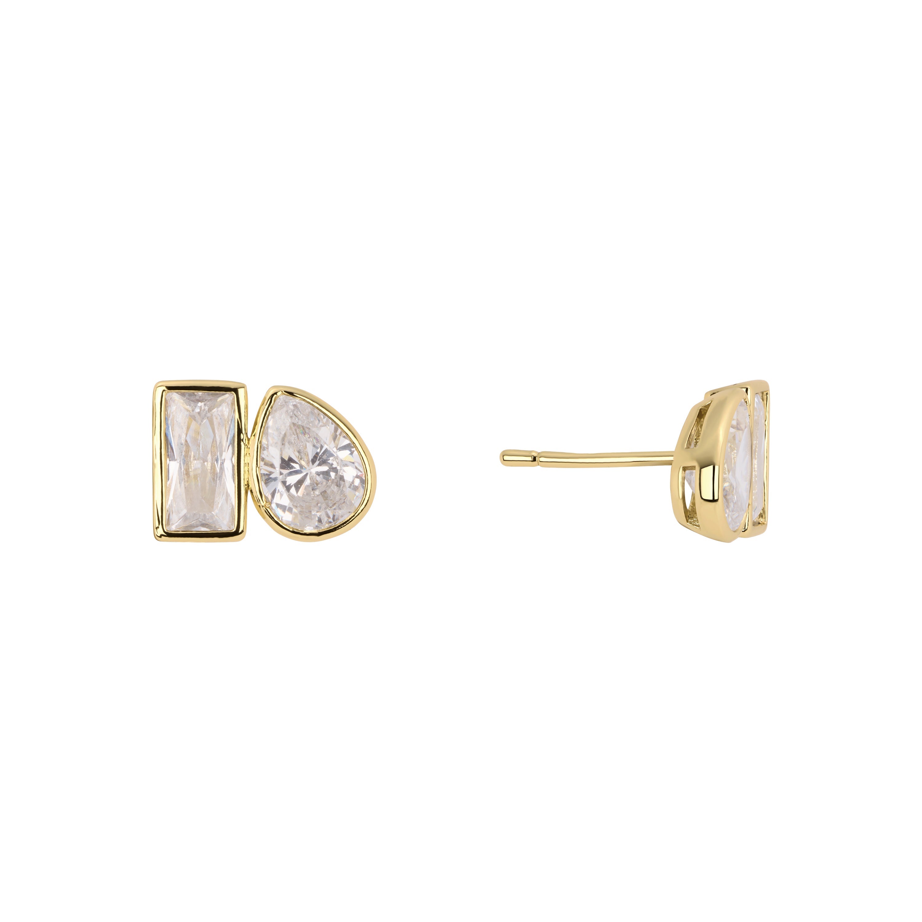 Toi Et Moi Stud Earrings