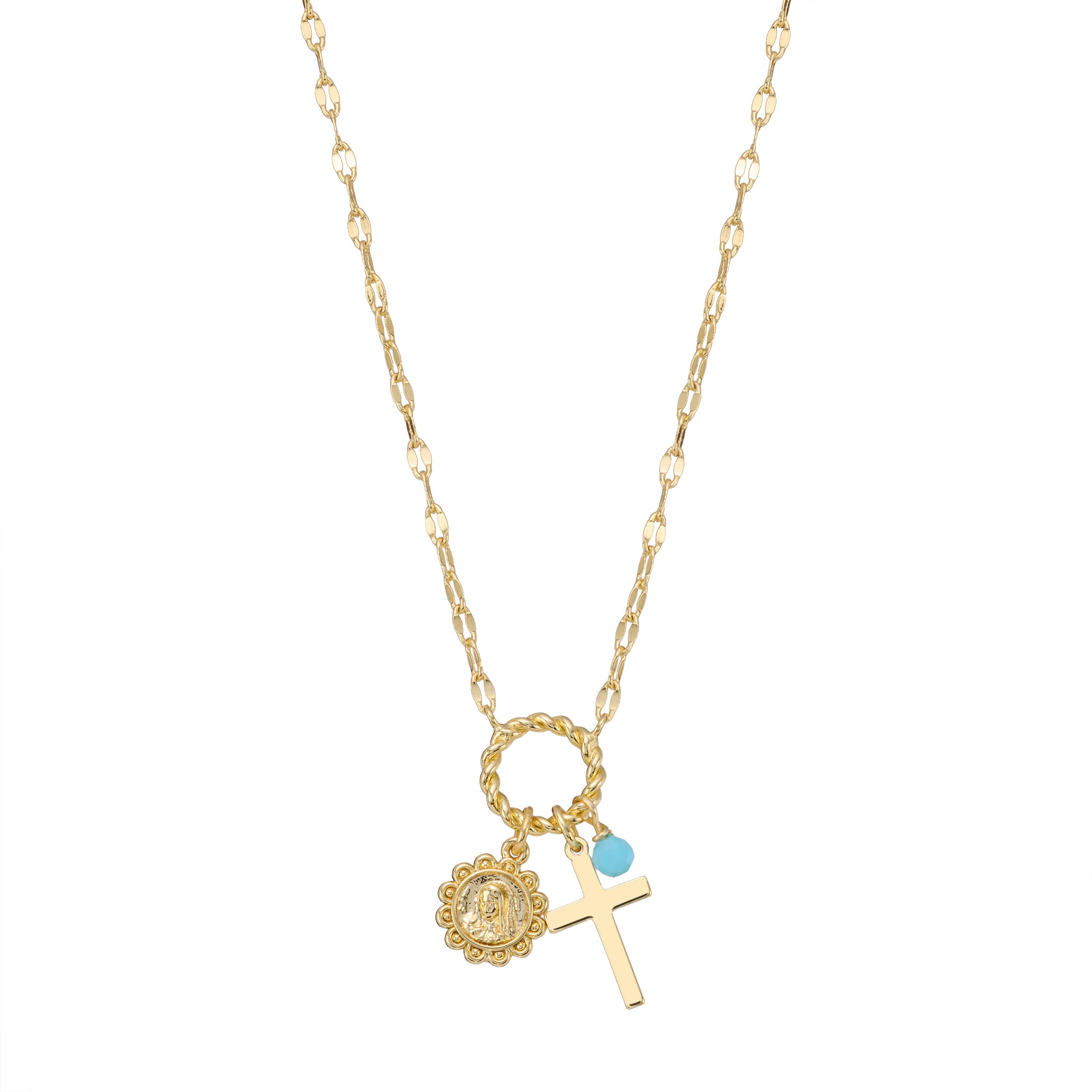 Marina Faith Charm Necklace