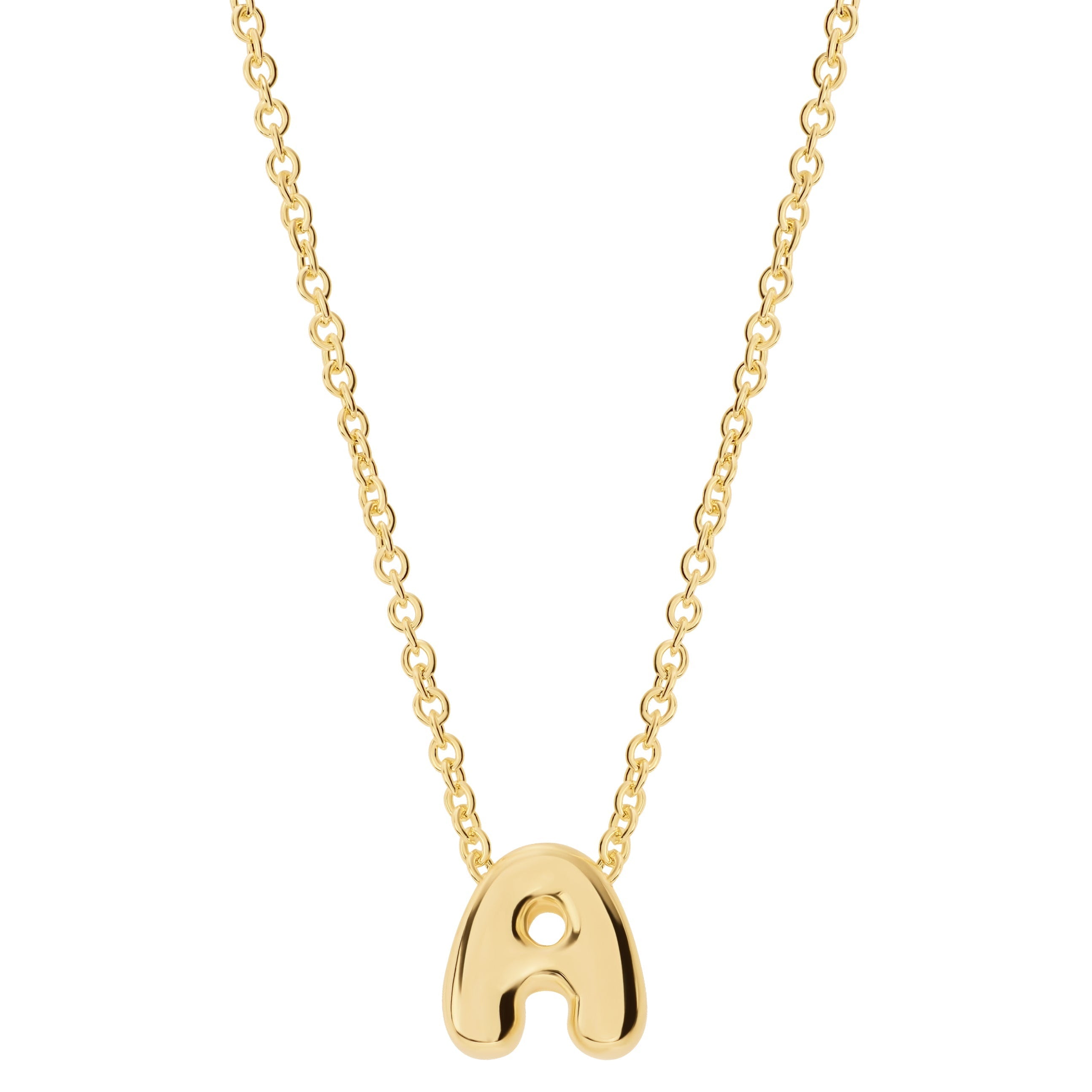 Mini Bubble Initial Necklace