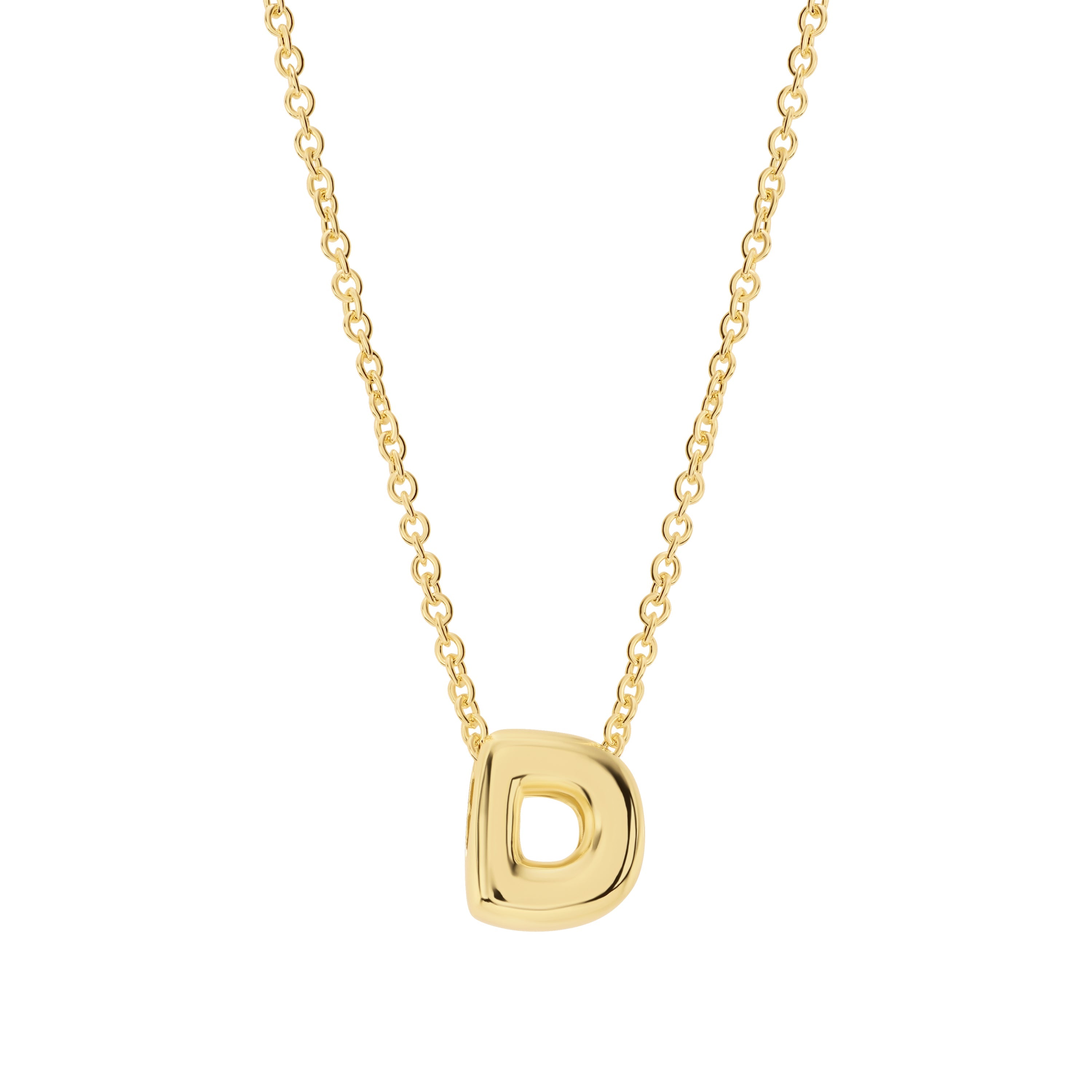 Mini Bubble Initial Necklace