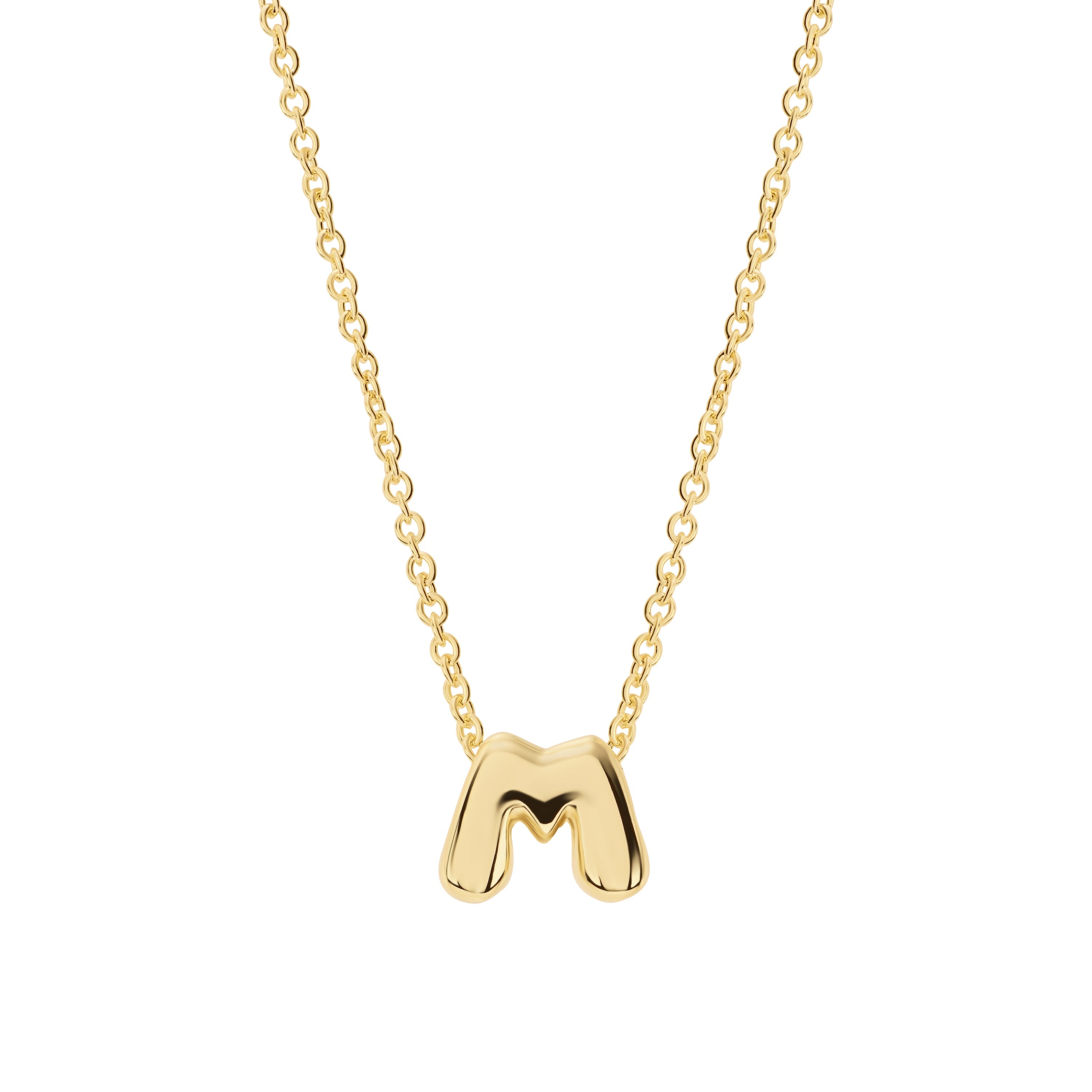 Mini Bubble Initial Necklace
