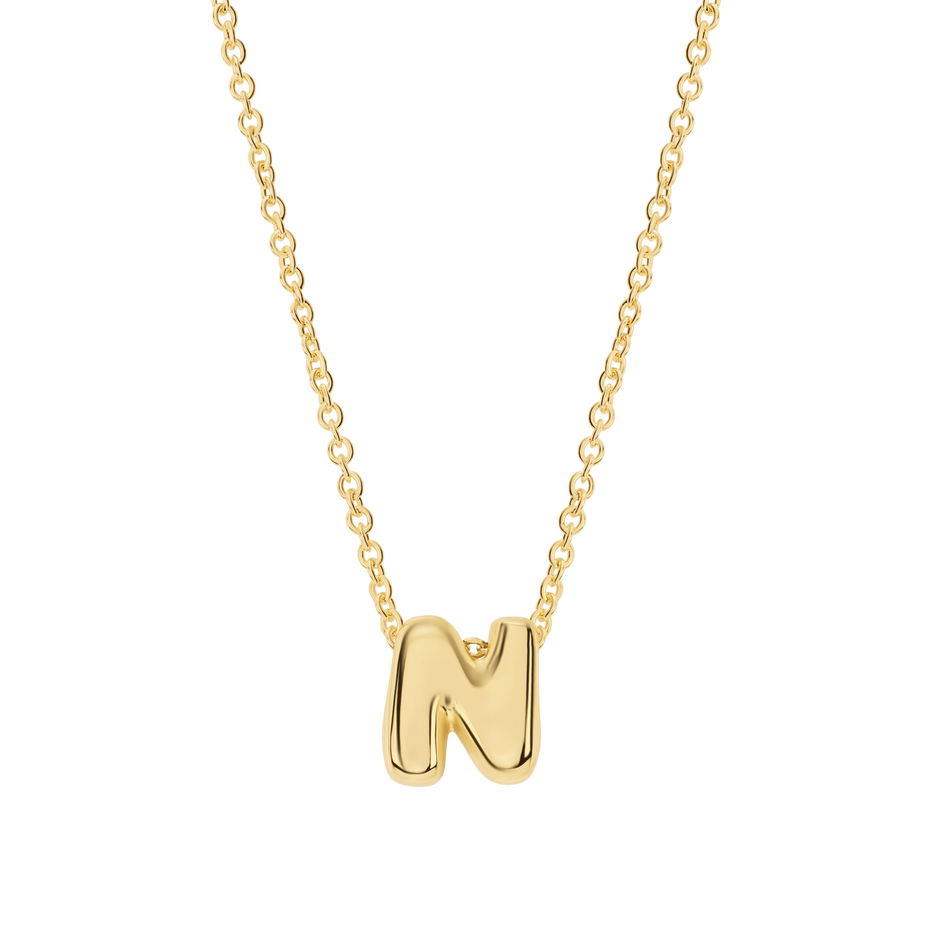 Mini Bubble Initial Necklace