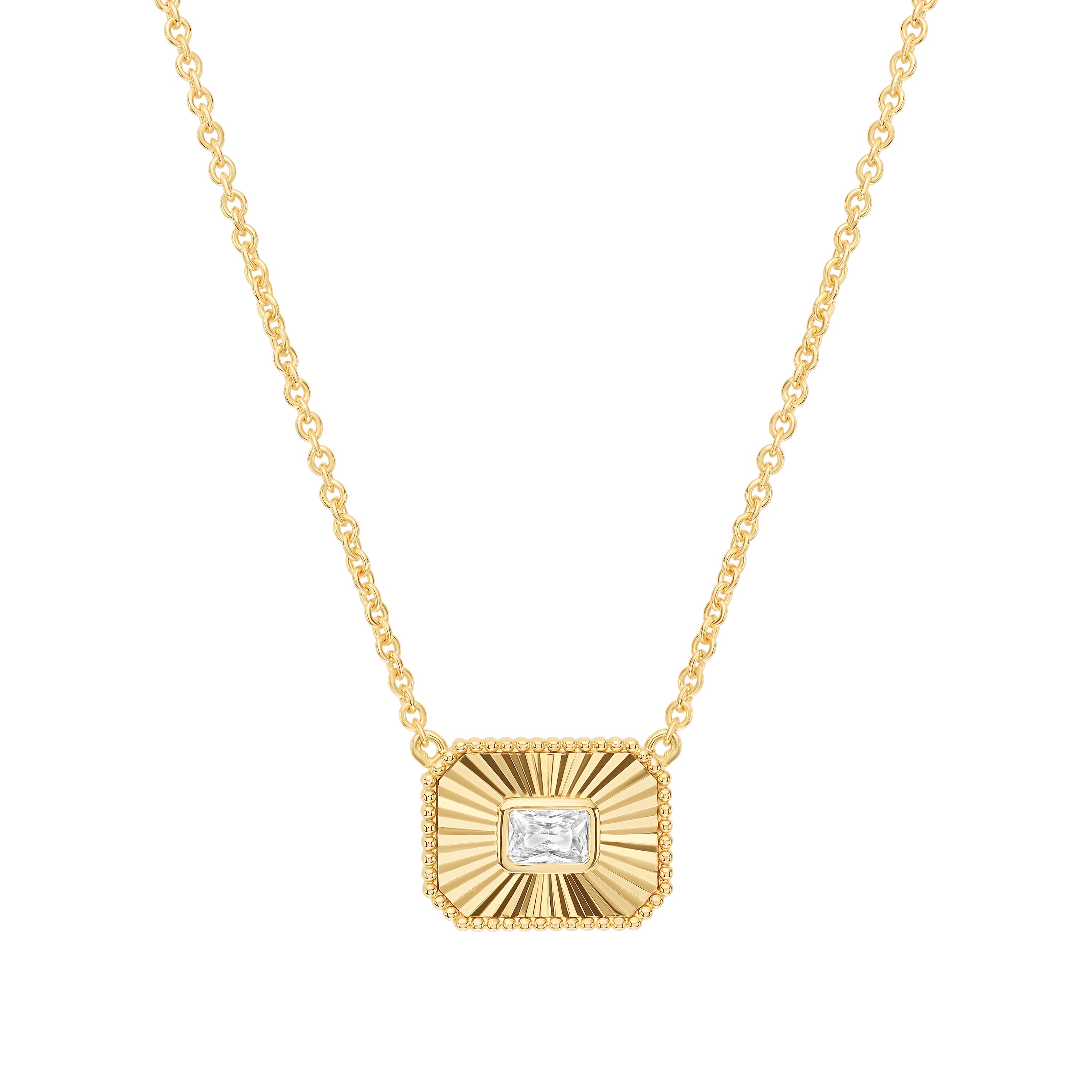 Luce Baguette Necklace